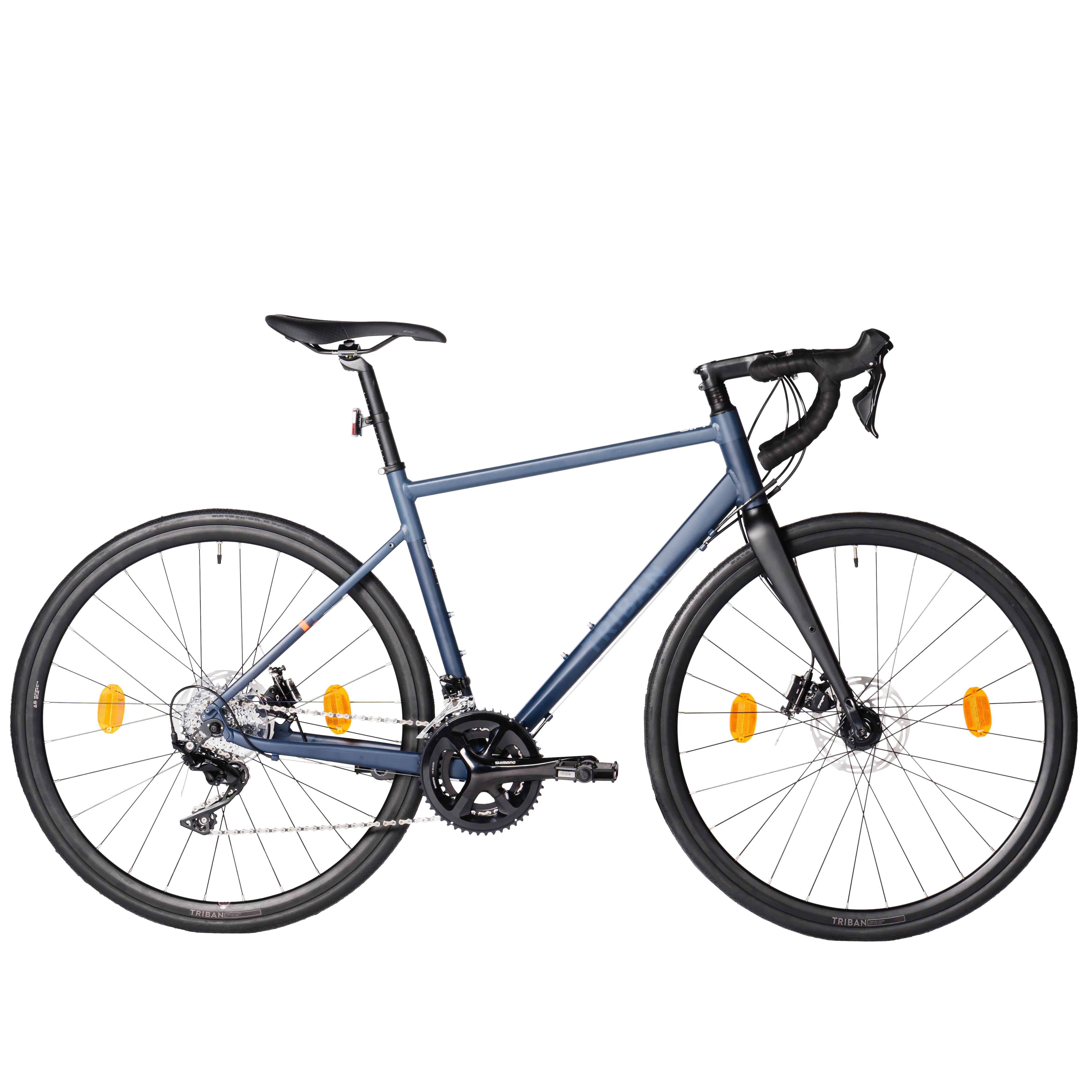 Road Bike Triban RC520 - Shimano 105 2x11, Hydro Mechanical Disc, Carbon Fork