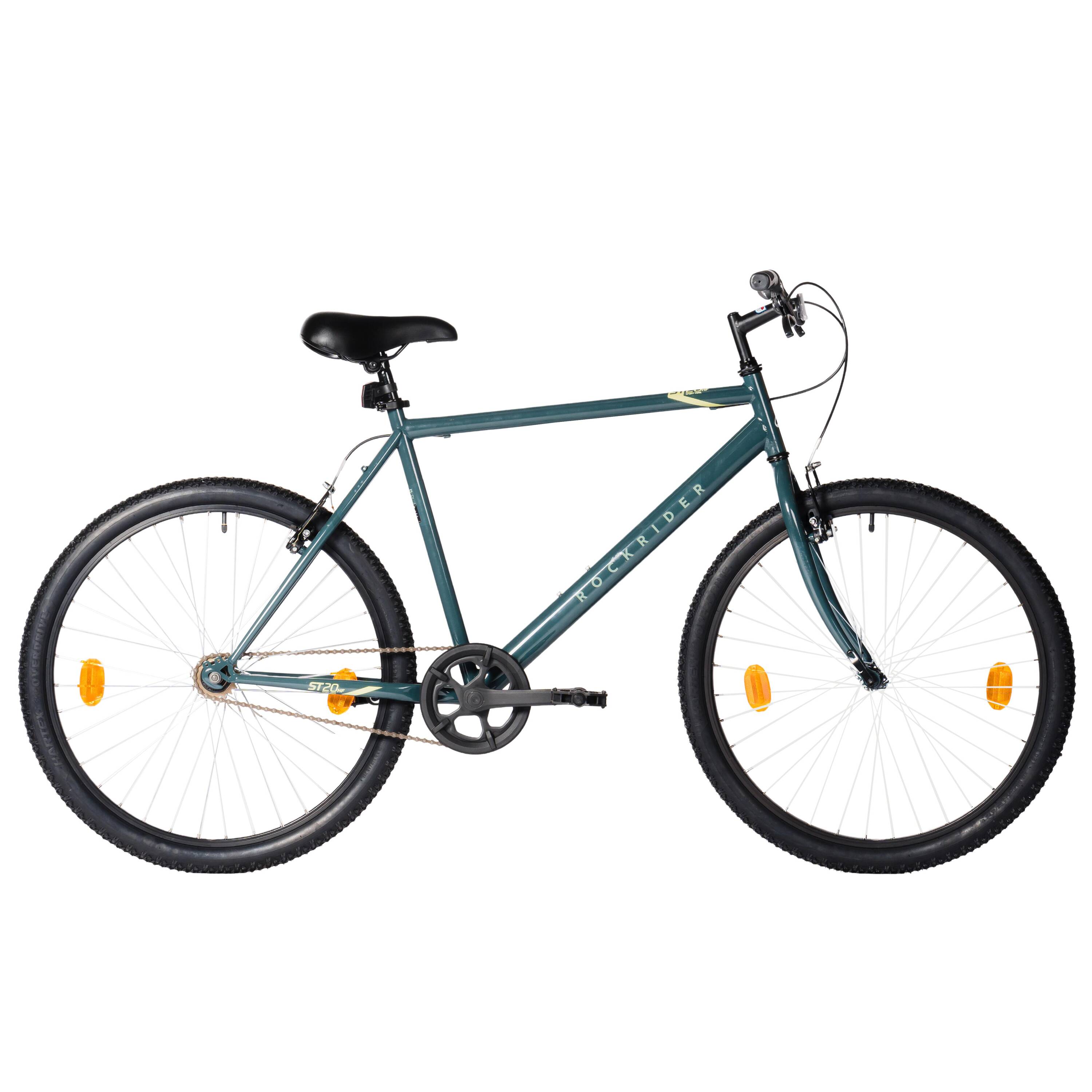 Mountain Bike Rockrider ST20 High Frame - Steel Frame, Single Speed, MTB Tyres -  1