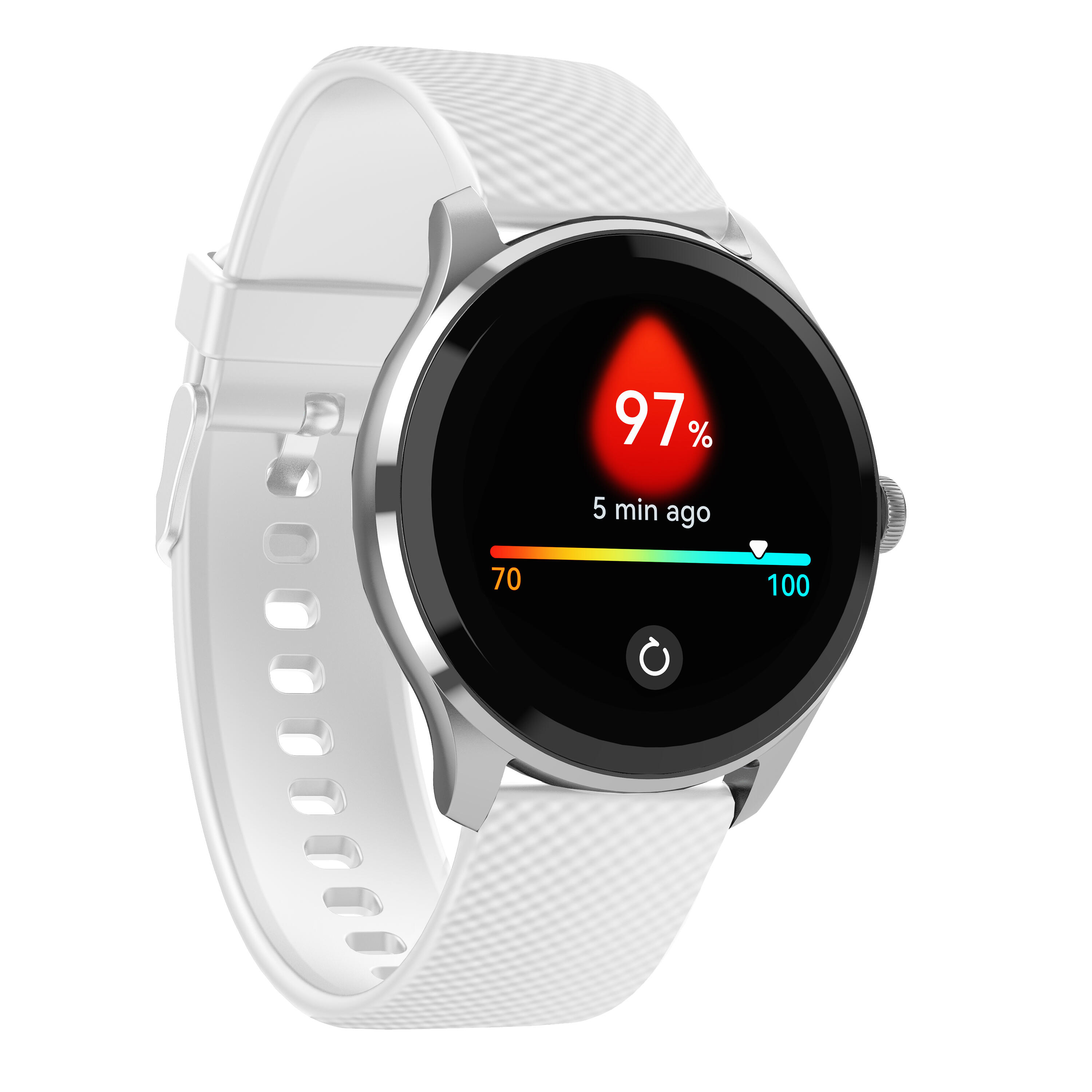 Segunda vida - Reloj inteligente con GPS Leotec Simma blanco 5/5