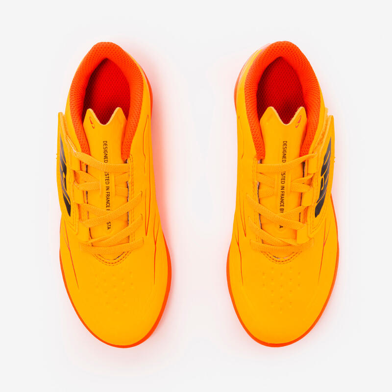 Chuteiras de Futebol Criança 160 Easy MG Verde Laranja