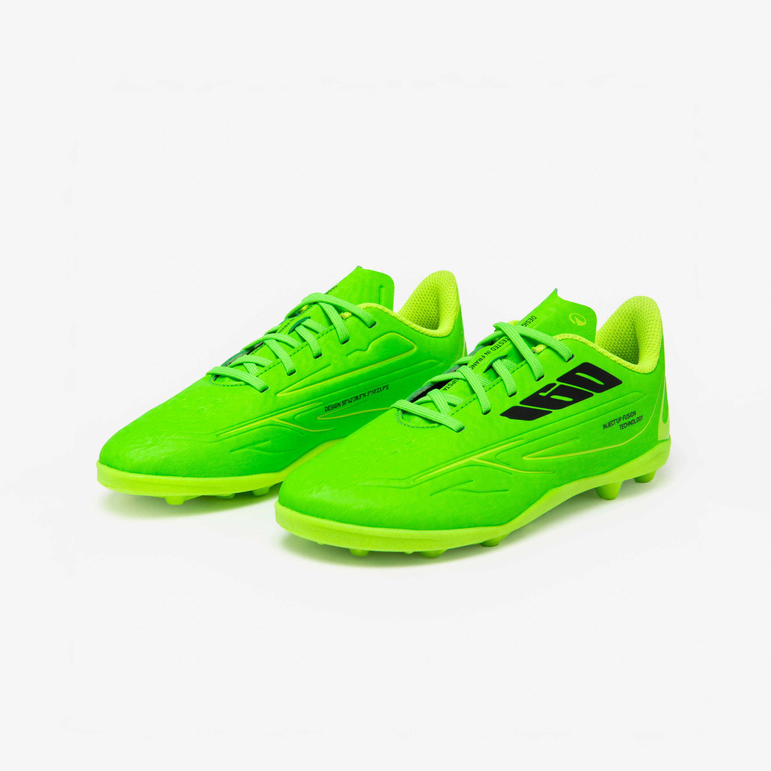 Kids' Football Boots 160 MG - Neon Green -  2