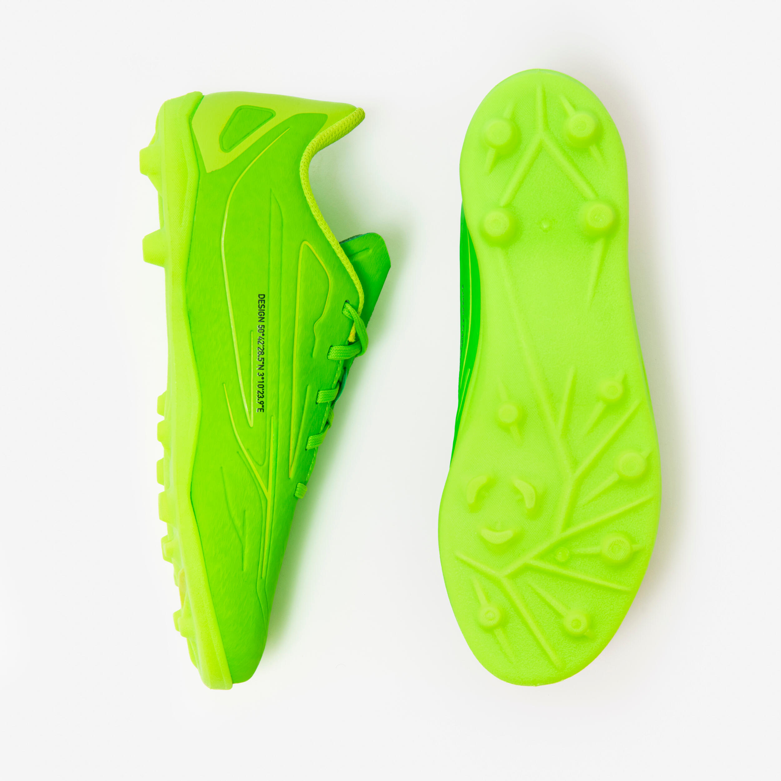 Chaussures de soccer à lacets enfant, 160 MG 8/10
