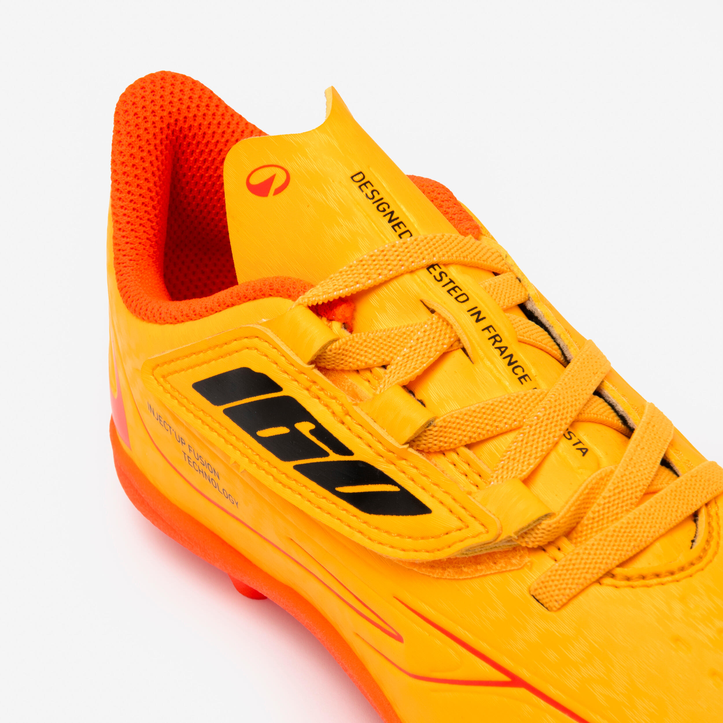 Kids' Soccer Cleats 160 Easy MG - Neon Orange - KIPSTA