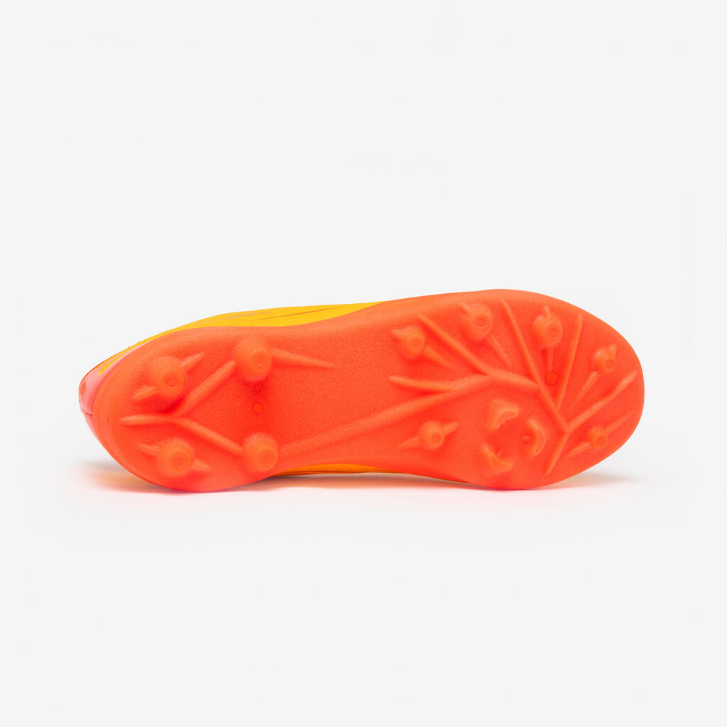 Otroški nogometni čevlji 160 MG - oranžni