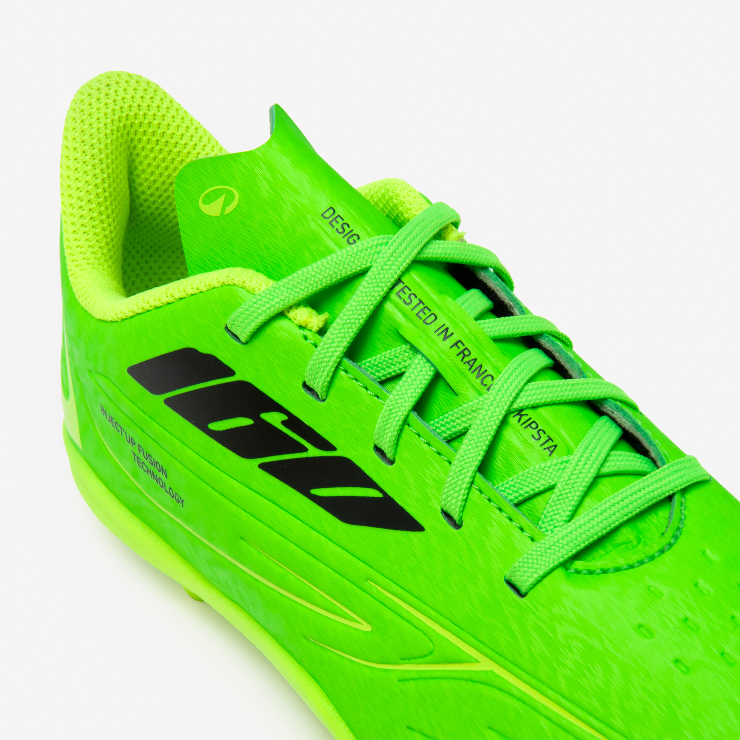 Chaussures de soccer à lacets enfant, 160 MG - KIPSTA