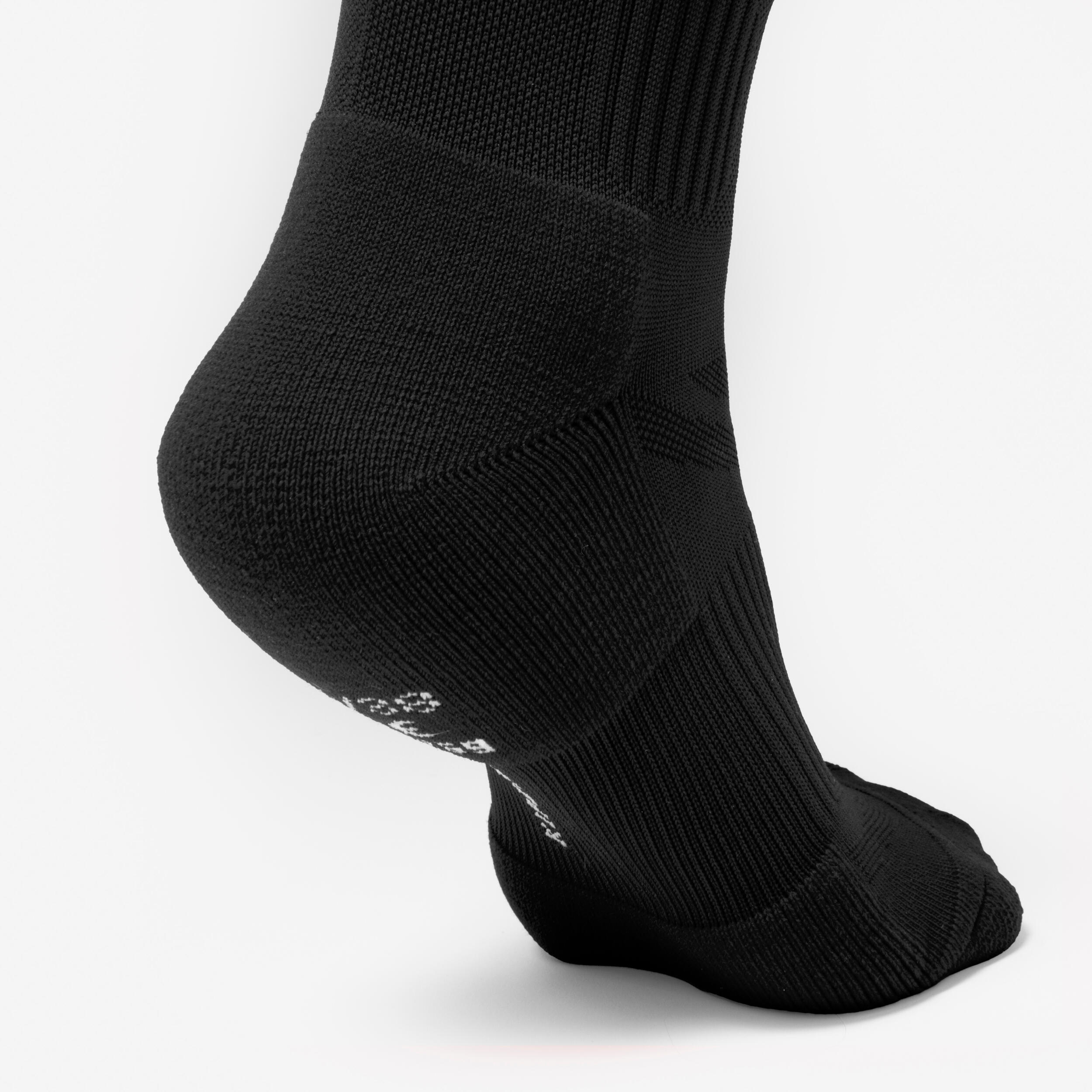 CHAUSSETTES DE FOOTBALL ENFANT EASY POCKET NOIRE 3/16