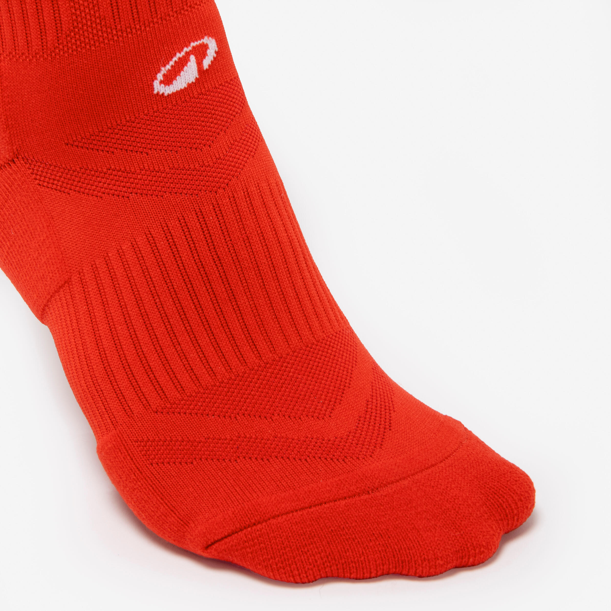 Kids' Football Socks Easy Pocket - Red 3/4