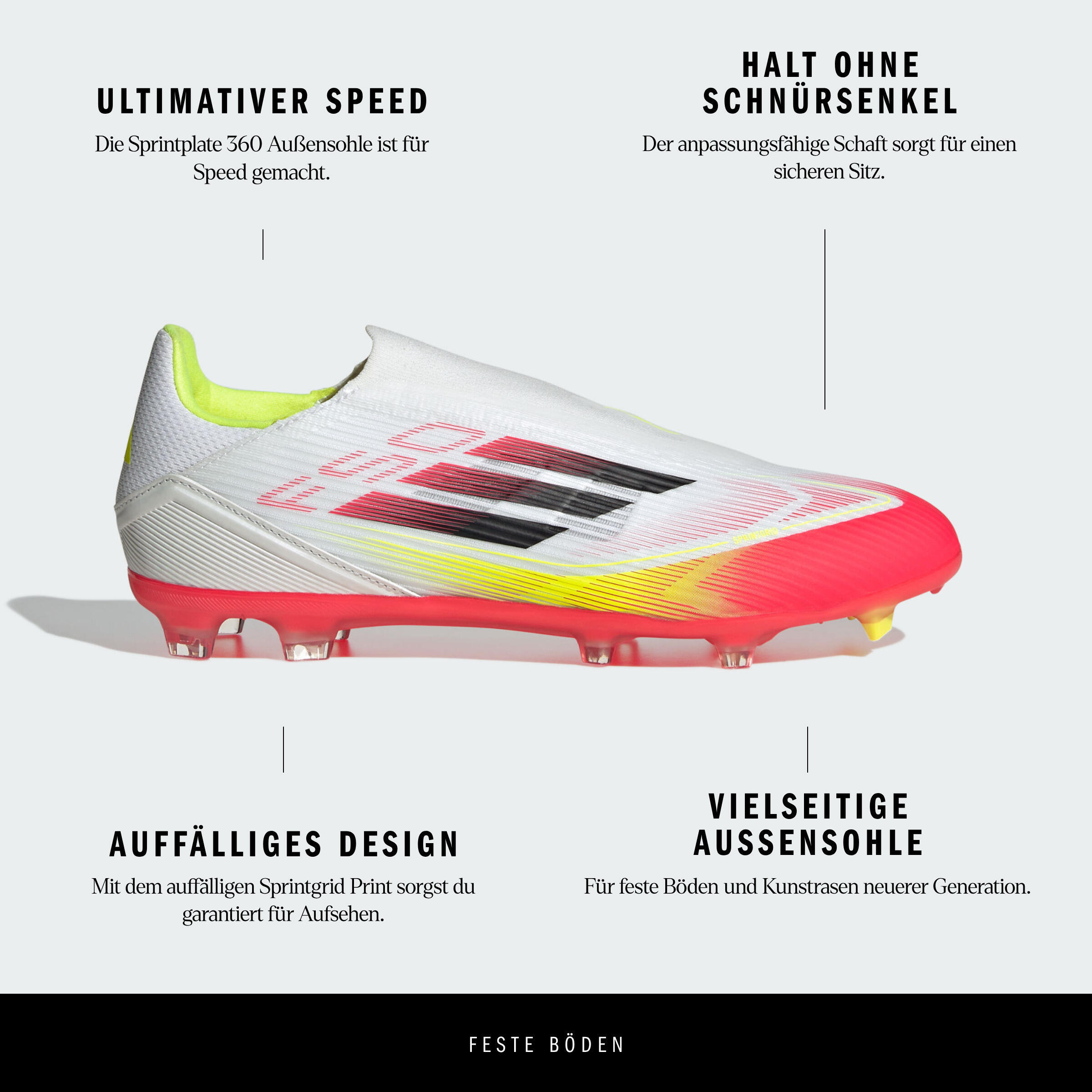 Scarpe Da Calcio Antiscivolo Scarpe Da Calcio Senza Lacci JOGA | Con Chiusura A Strappo | Per Erba Sintetica | Ragazzi E Ragazze Joga Erba Sintetica - 10