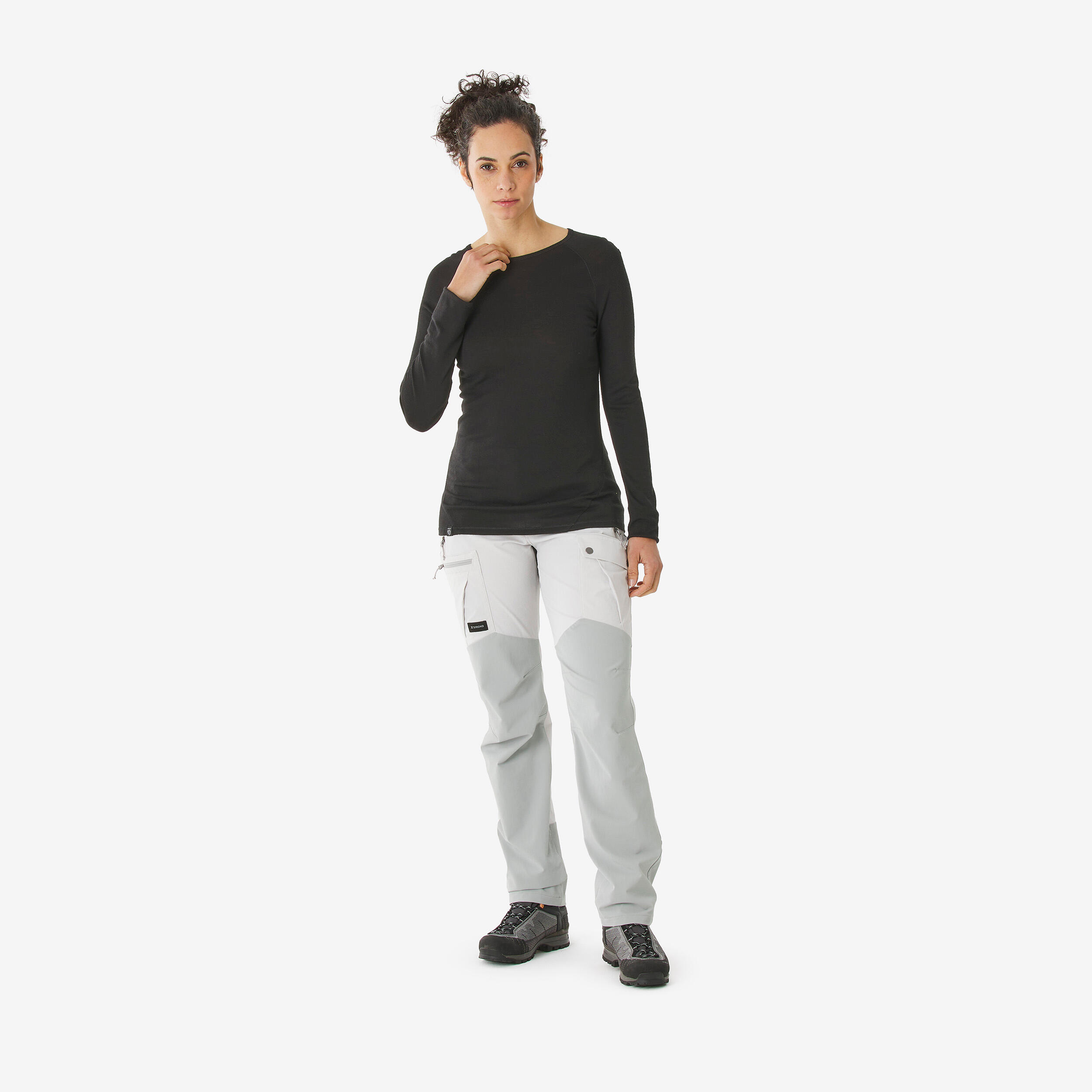 Pantalón de montaña y trekking resistente Mujer Simond MT500 8/8
