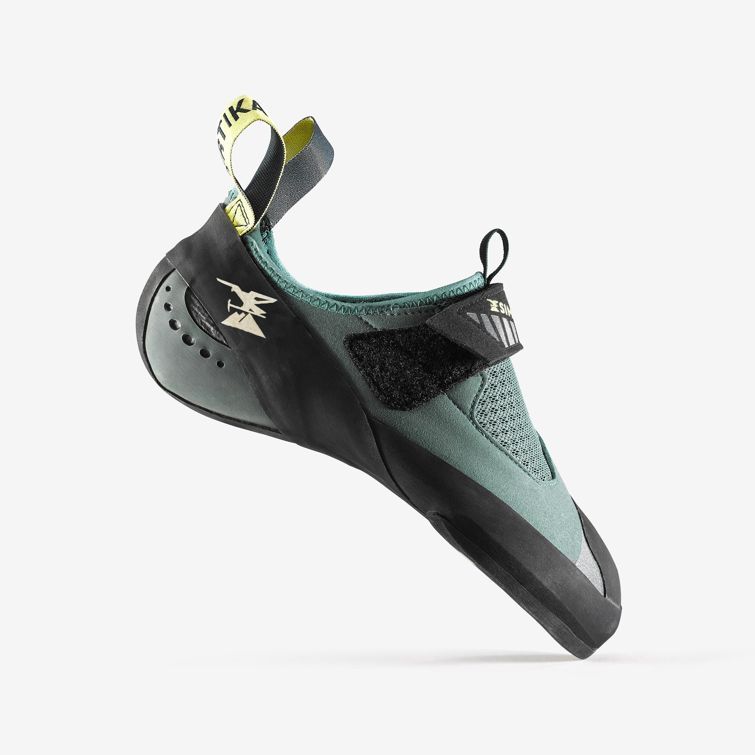 Men’s climbing technical and flexible shoes, Vertika Soft green