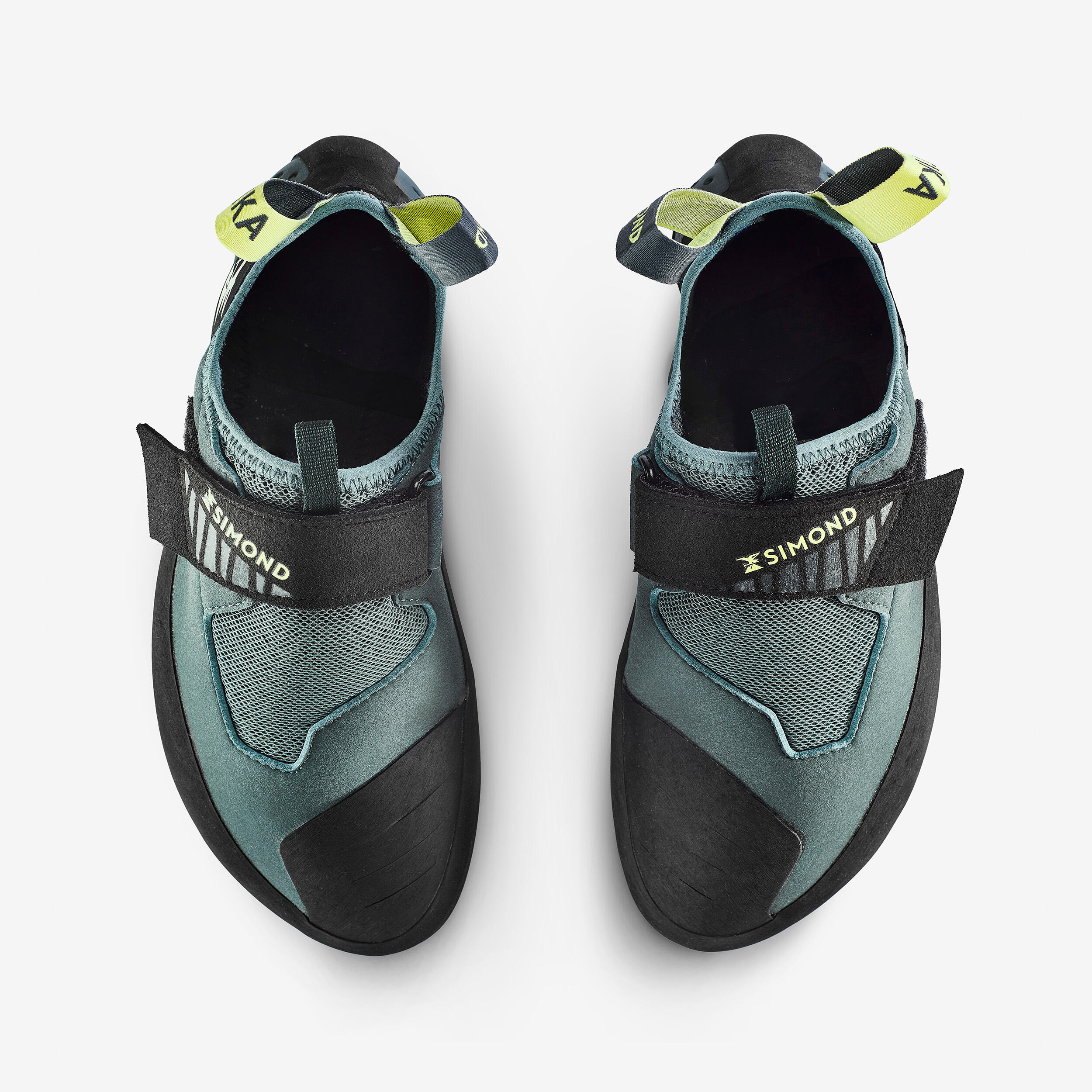 Technische en flexibele klimschoenen voor heren Vertika Soft groen 2/8