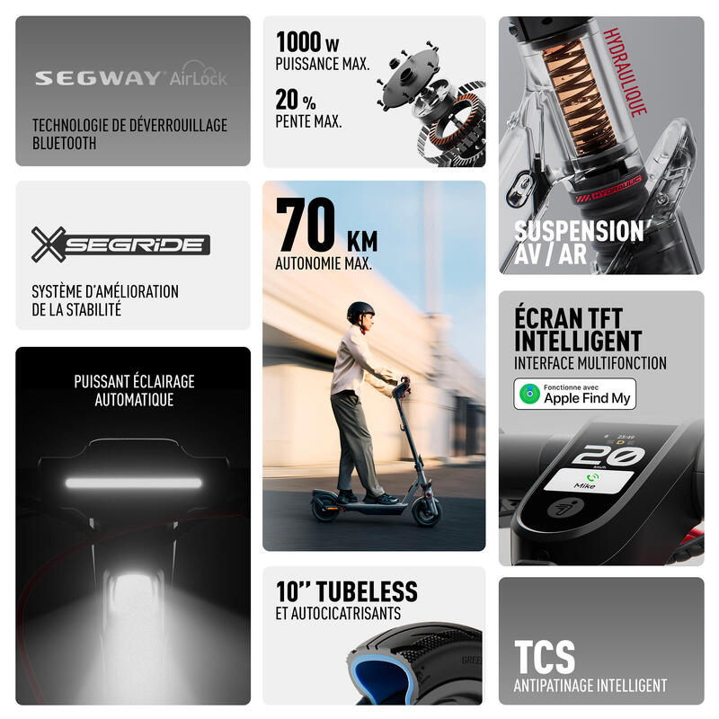 Trotinete Elétrica Segway F3 E