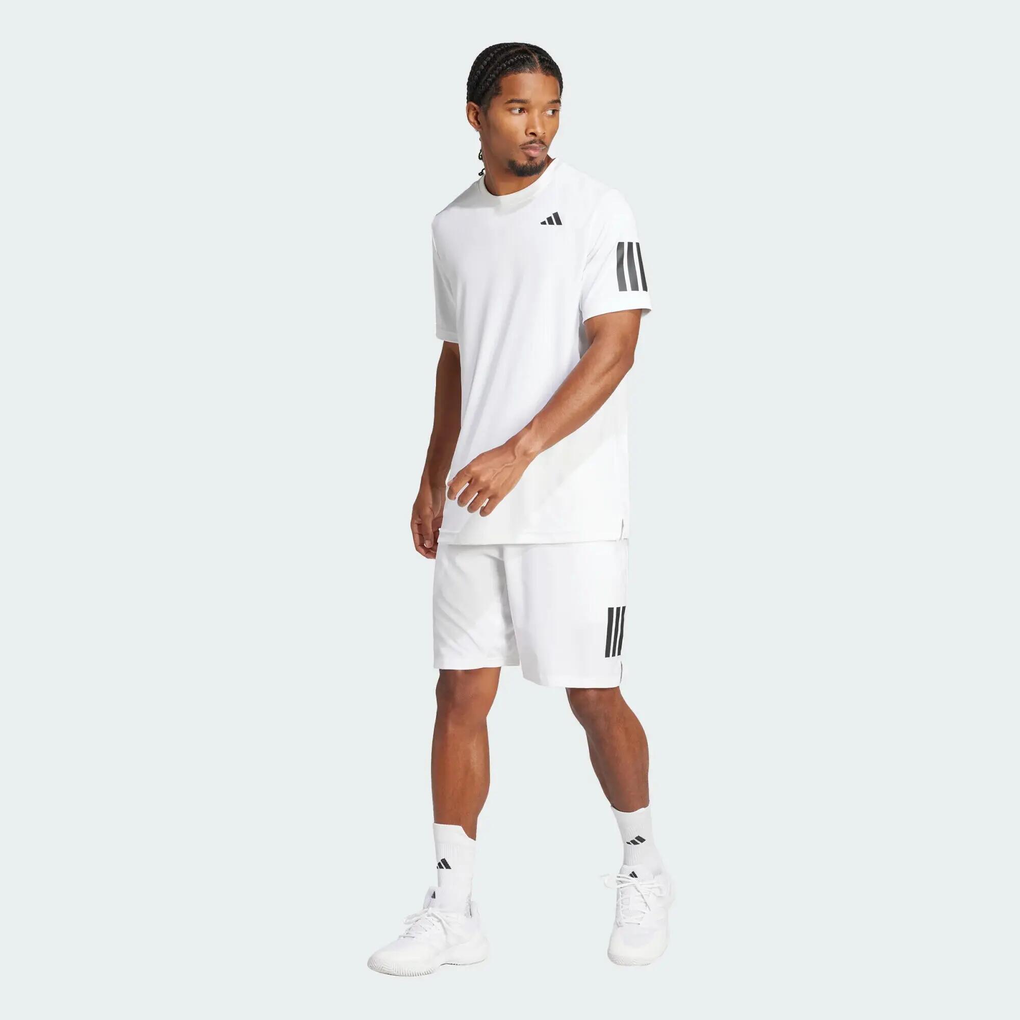 Camiseta manga corta de tennis para Hombre Adidas Aeroready blanco 7/7