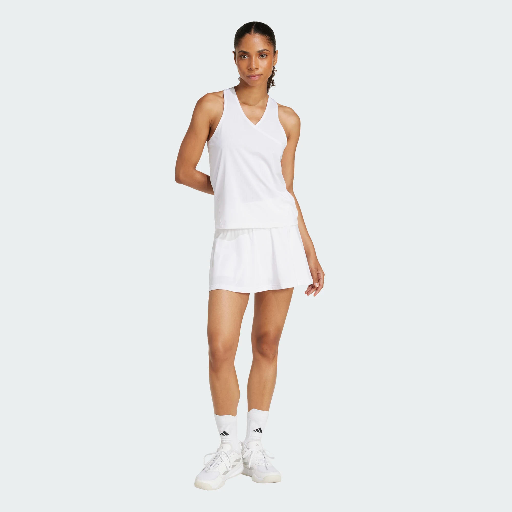 Falda de tenis mujer adidas Club - Blanca 4/7