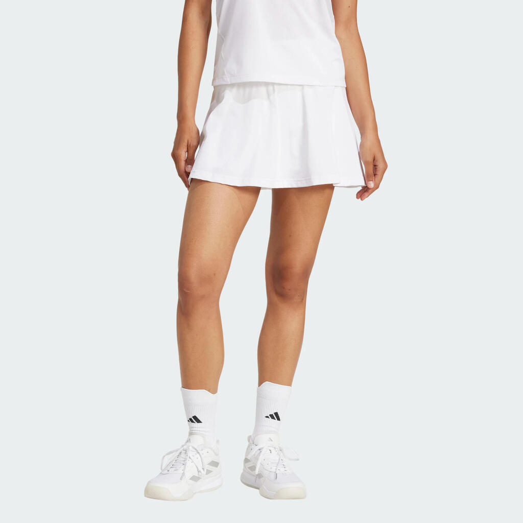 Falda de tenis para Mujer Adidas Colección Club - Blanca