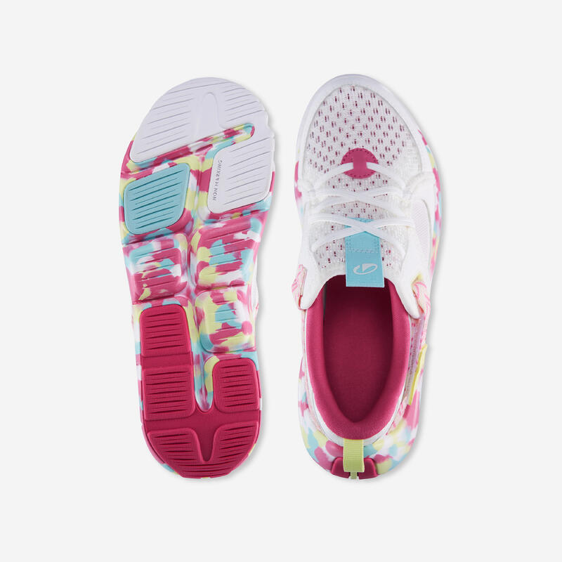 Încălțăminte sport respirantă copii Playful Summer Alb-Roz copii
