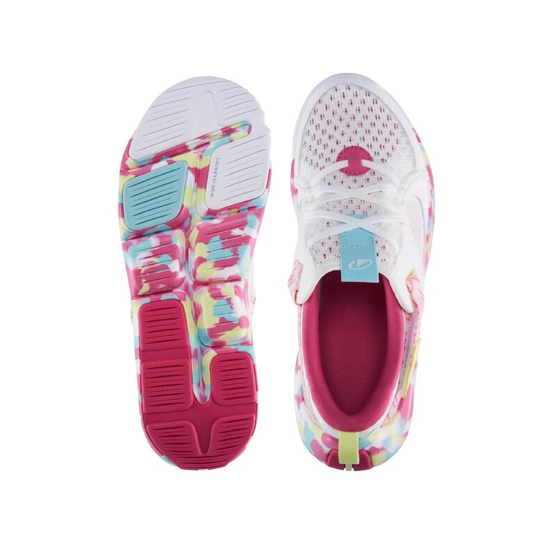 Încălțăminte sport respirantă copii Playful Summer Alb-Roz copii