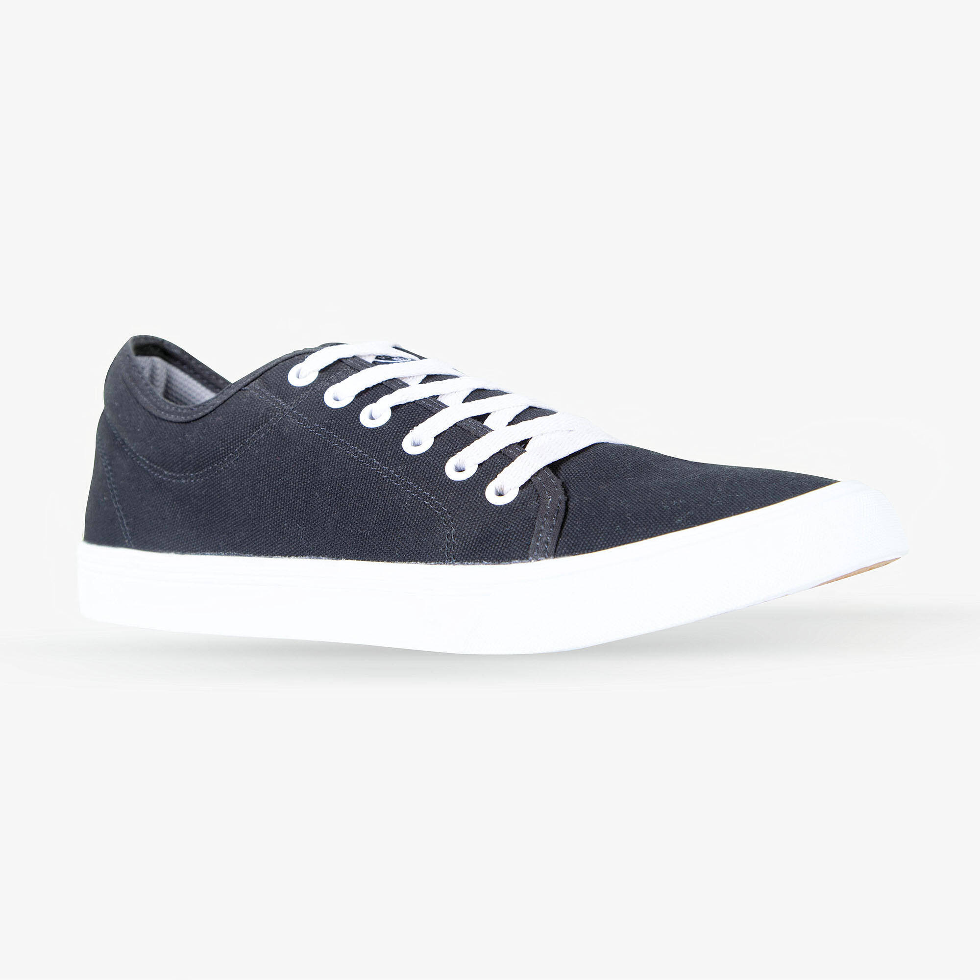 Canvas Skateboarding / Longboarding Low-Top Shoes Vulca 100 - Black