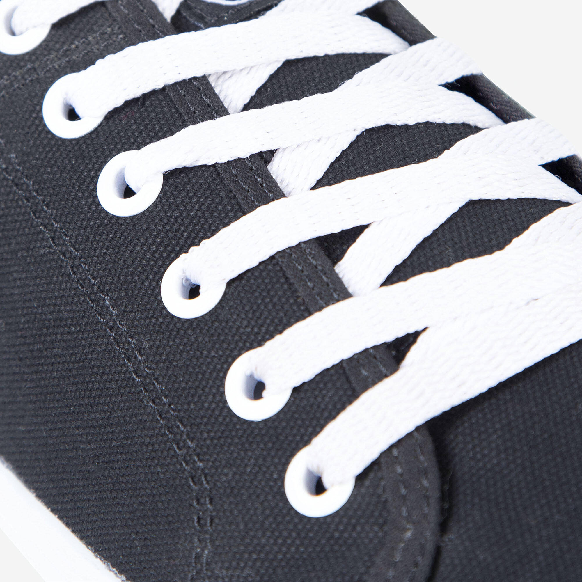 Canvas Skateboarding / Longboarding Low-Top Shoes Vulca 100 - Black -  5