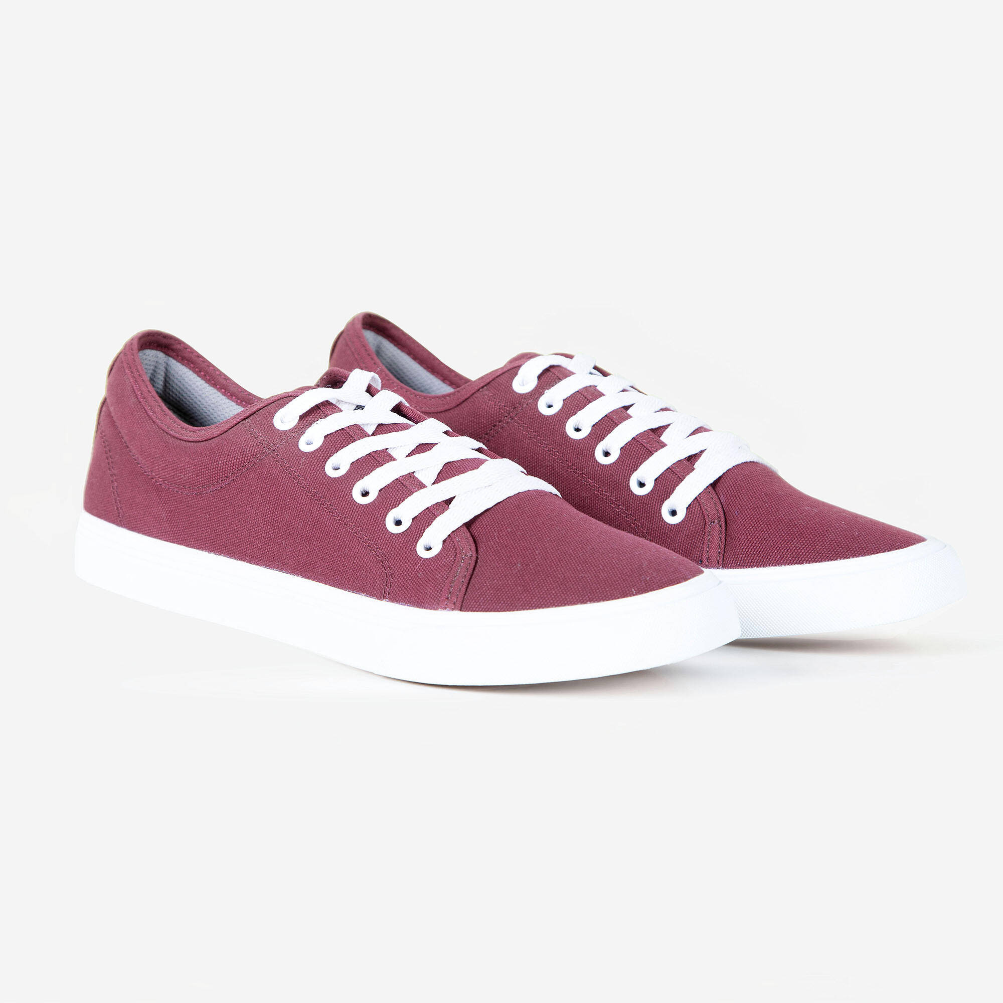Unisex Skating Canvas Shoes Low Top Vulca 100 - Brown -  3