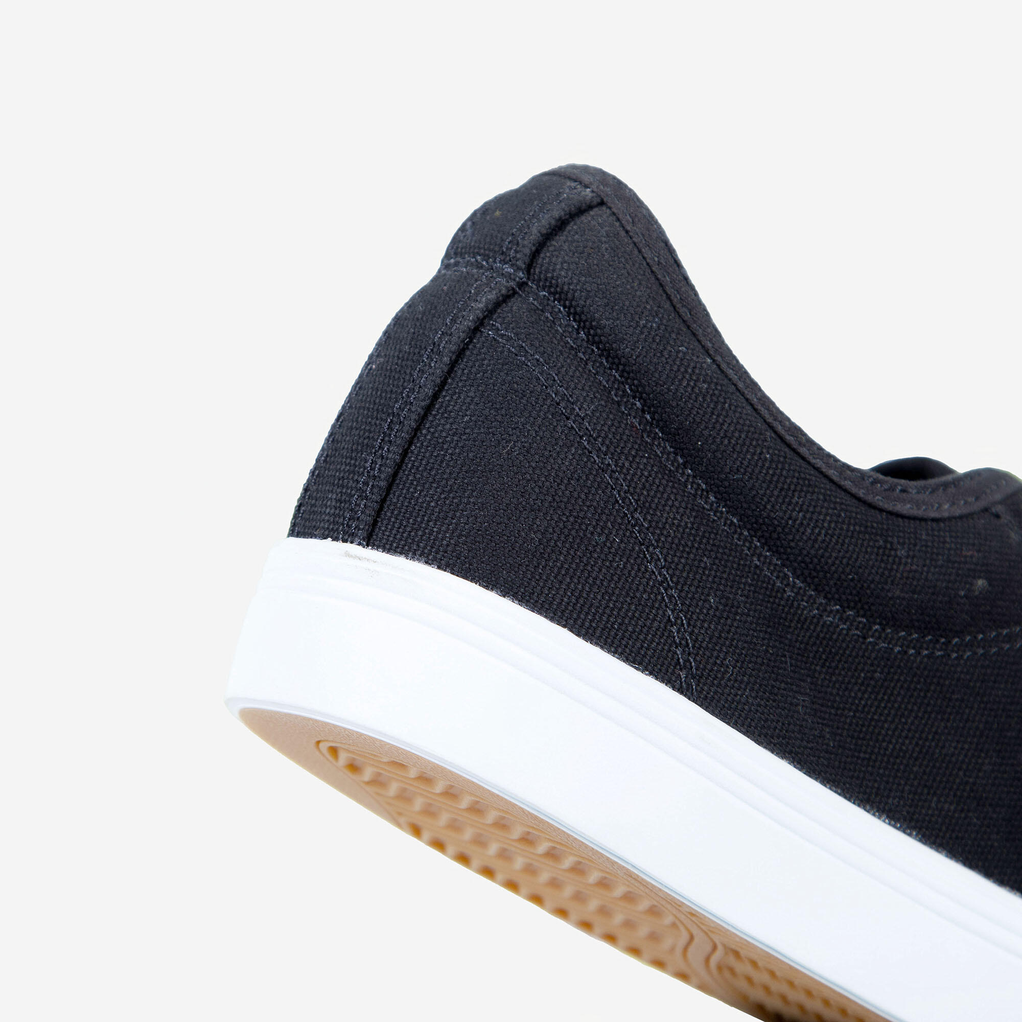 Canvas Skateboarding / Longboarding Low-Top Shoes Vulca 100 - Black