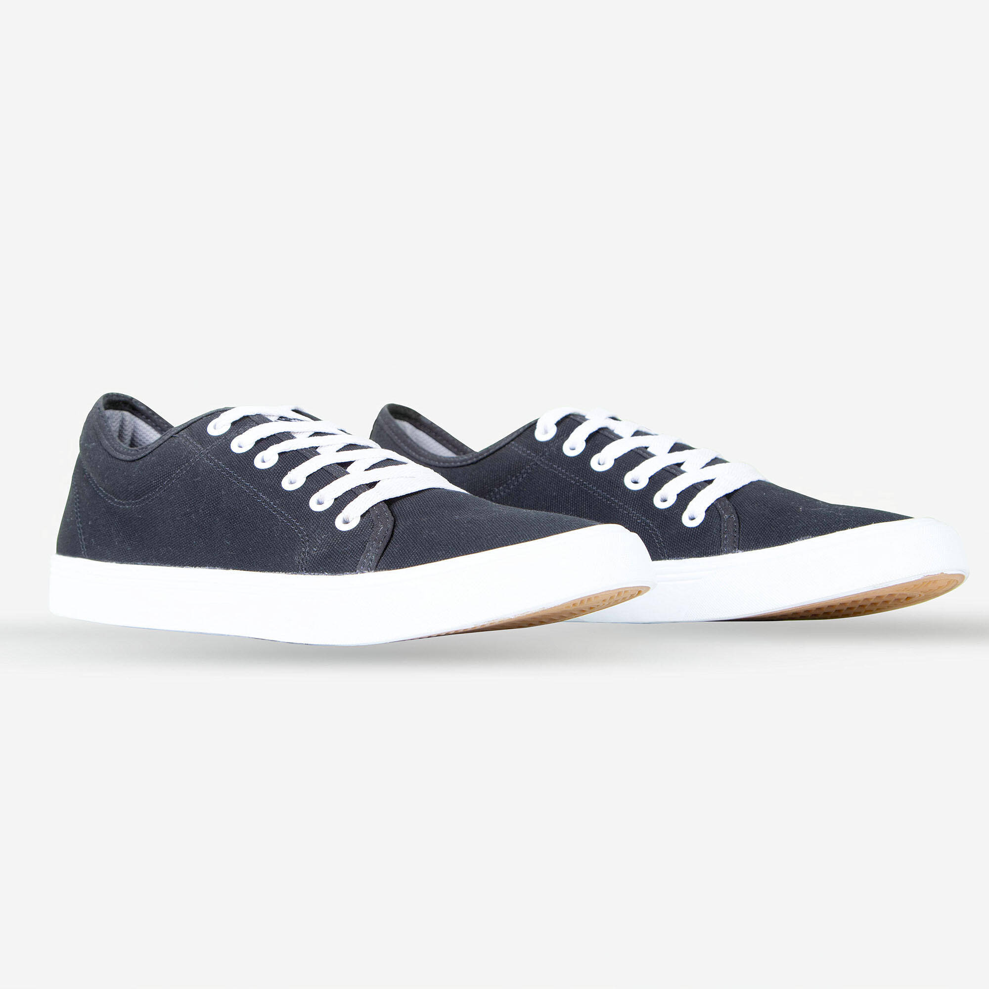 Canvas Skateboarding / Longboarding Low-Top Shoes Vulca 100 - Black -  3