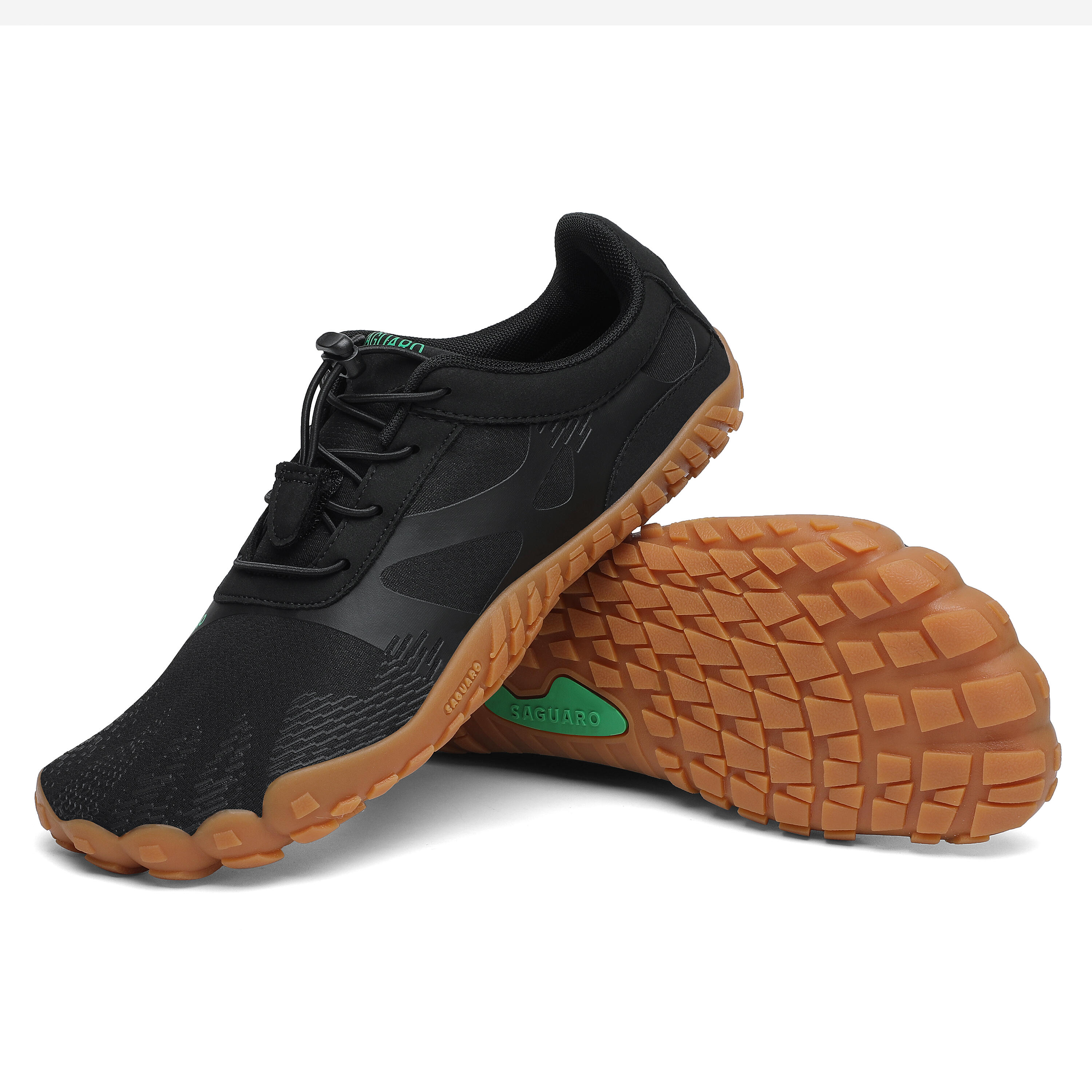 Zapatillas barefoot Adulto Saguaro Vitality III negro y caqui - CD 5/5
