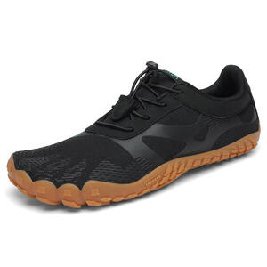Zapatillas barefoot Adulto Saguaro Vitality III negro y caqui - CD