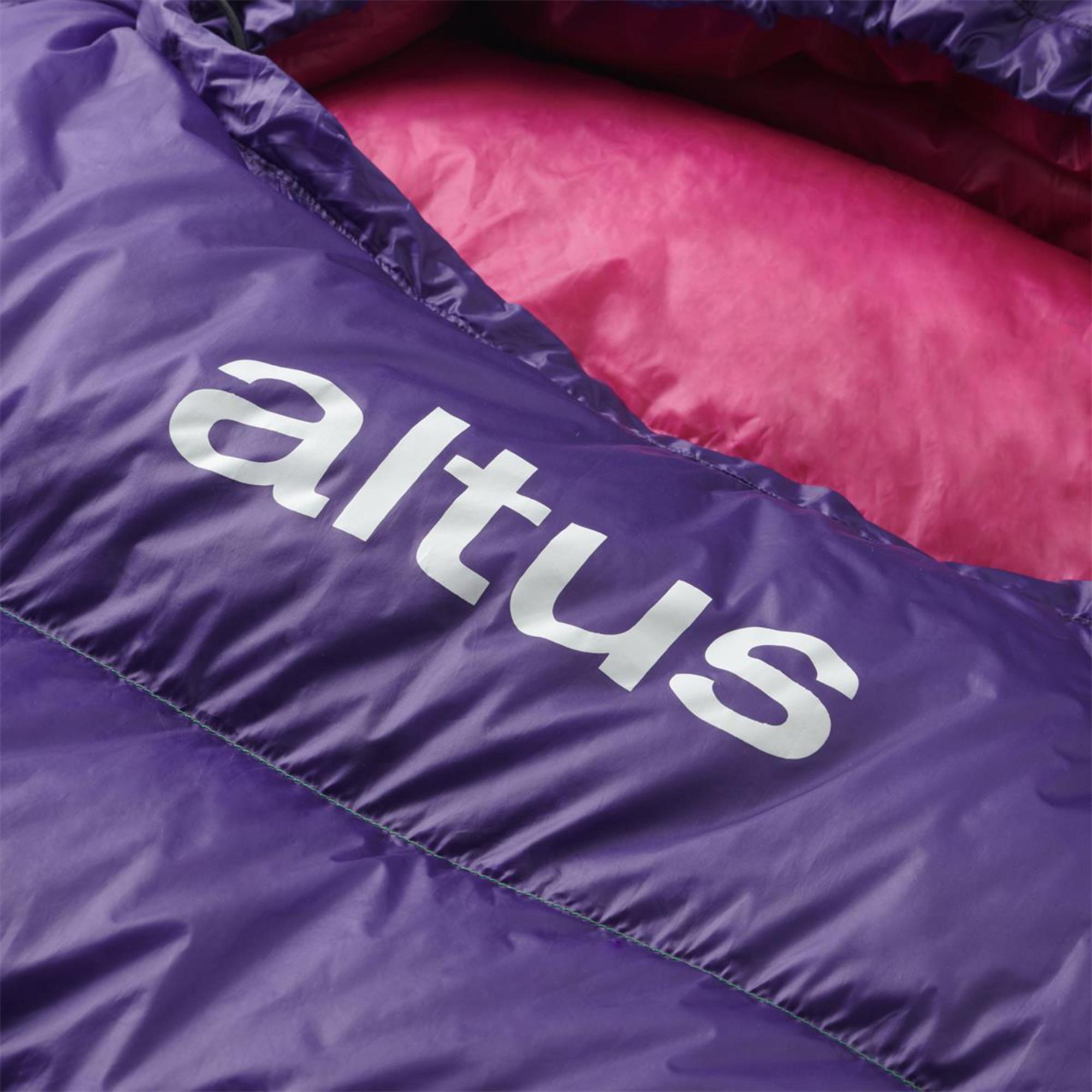 Saco de dormir plumón 10ºC confort forma de momia vivac Altus Andes 400 Z80 - CD 2/5
