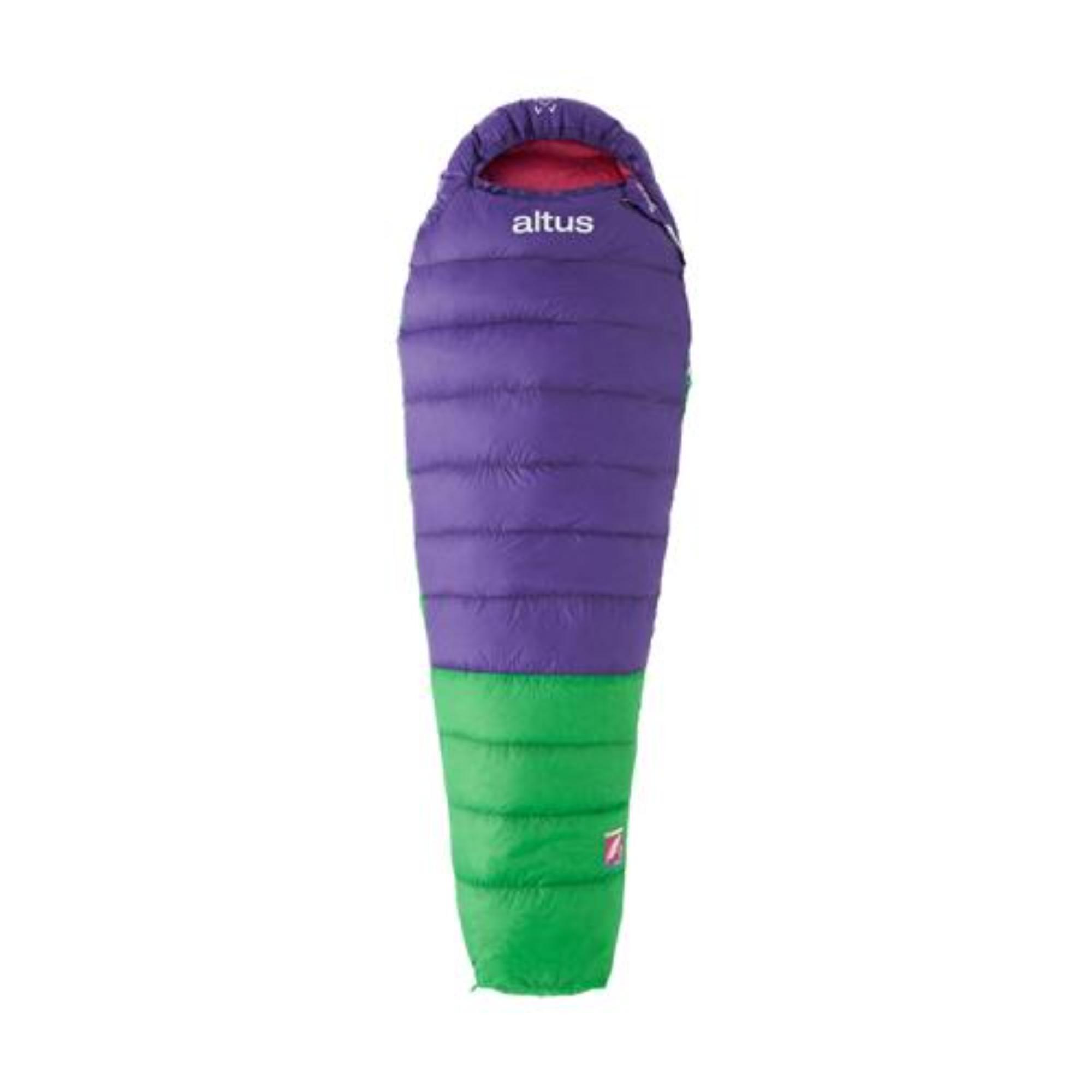 Saco de dormir plumón 10ºC confort forma de momia vivac Altus Andes 400 Z80 - CD 5/5