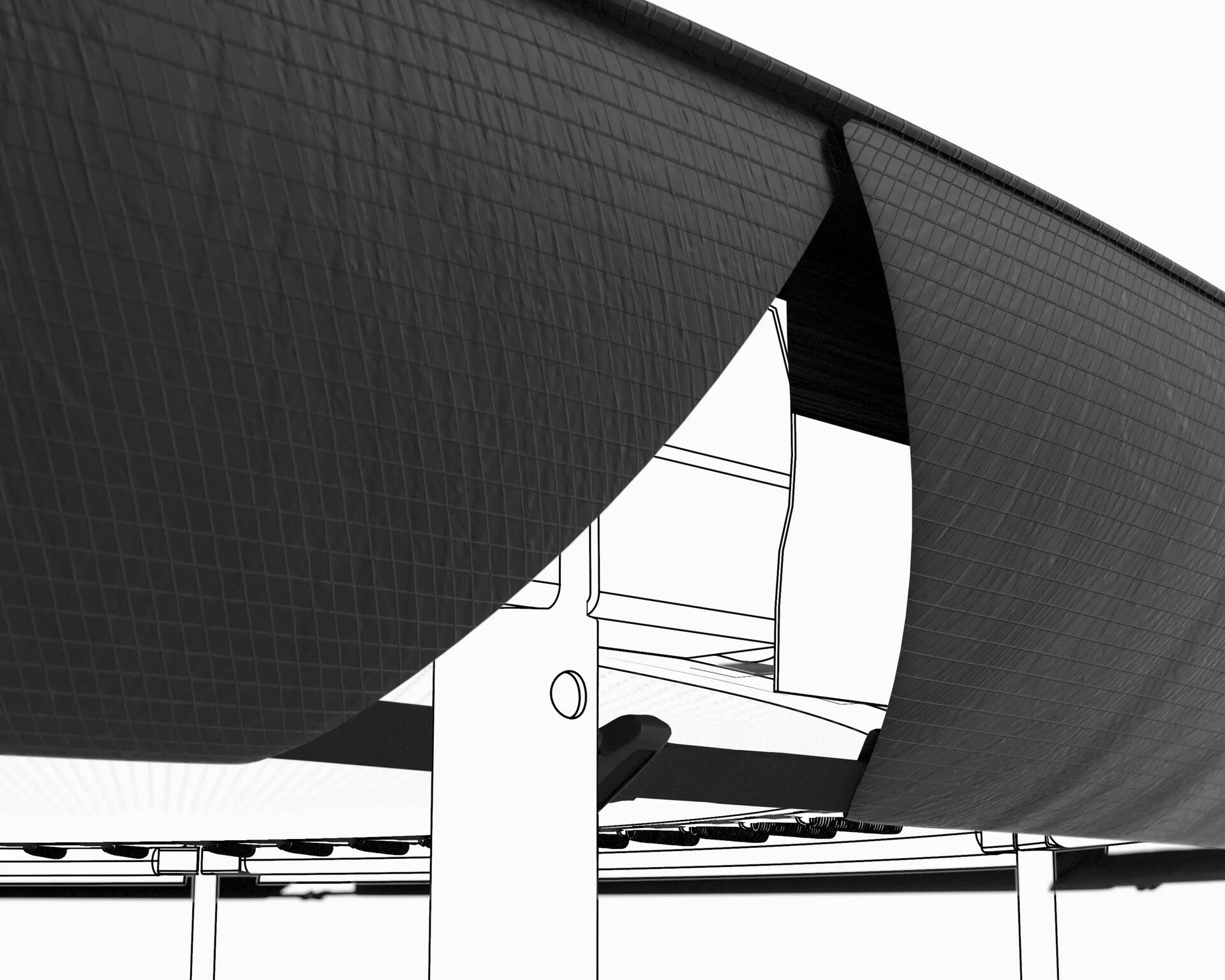 BÂCHE DE PROTECTION POUR TRAMPOLINE 300 