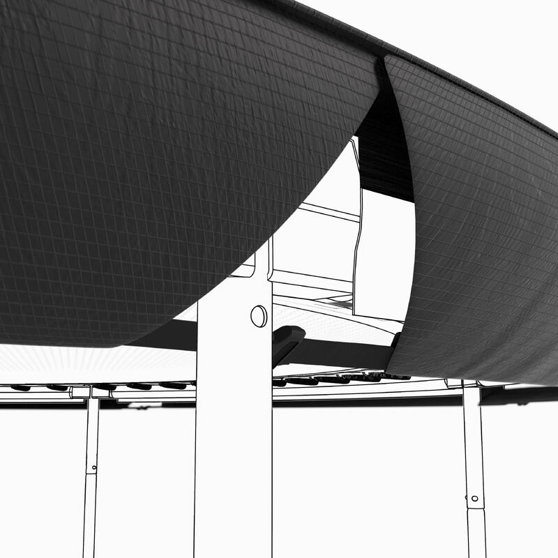 Bâche de protection pour trampoline 240