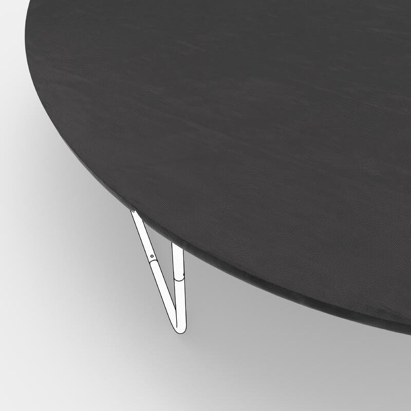 Bâche de protection de trampoline 300 avec évacuation d'eau