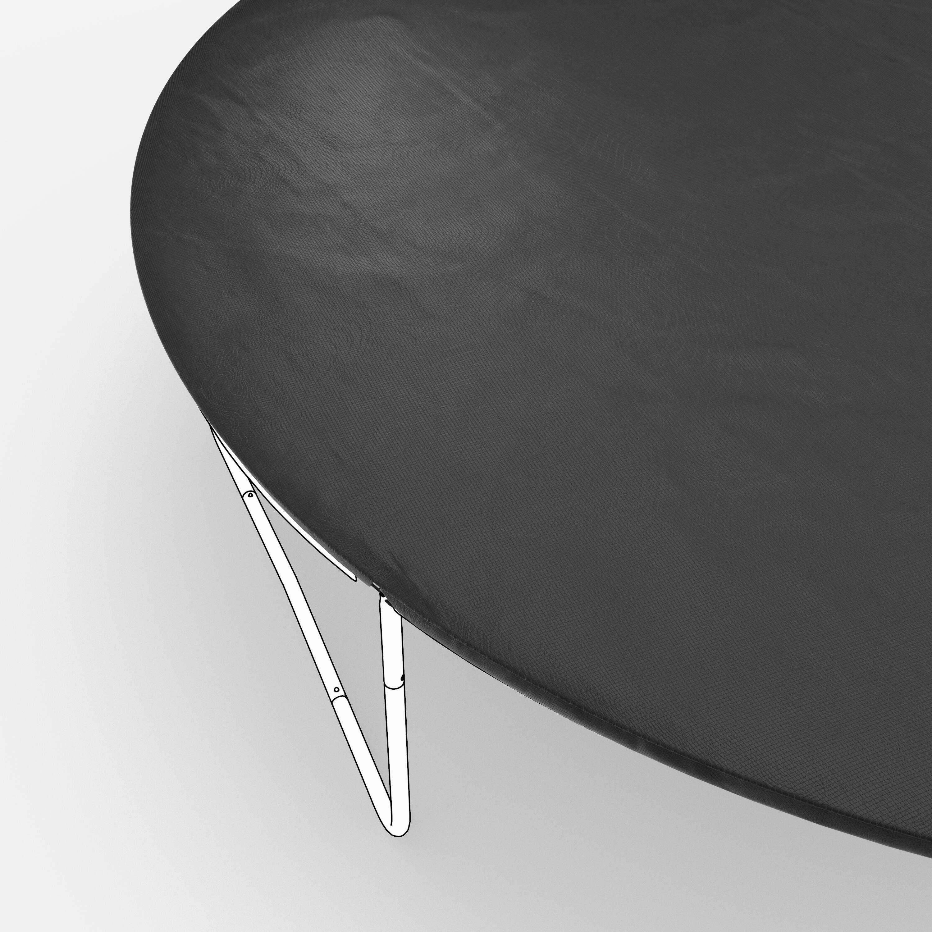 Water Proof Protective Cover for Trampoline 420 - Black