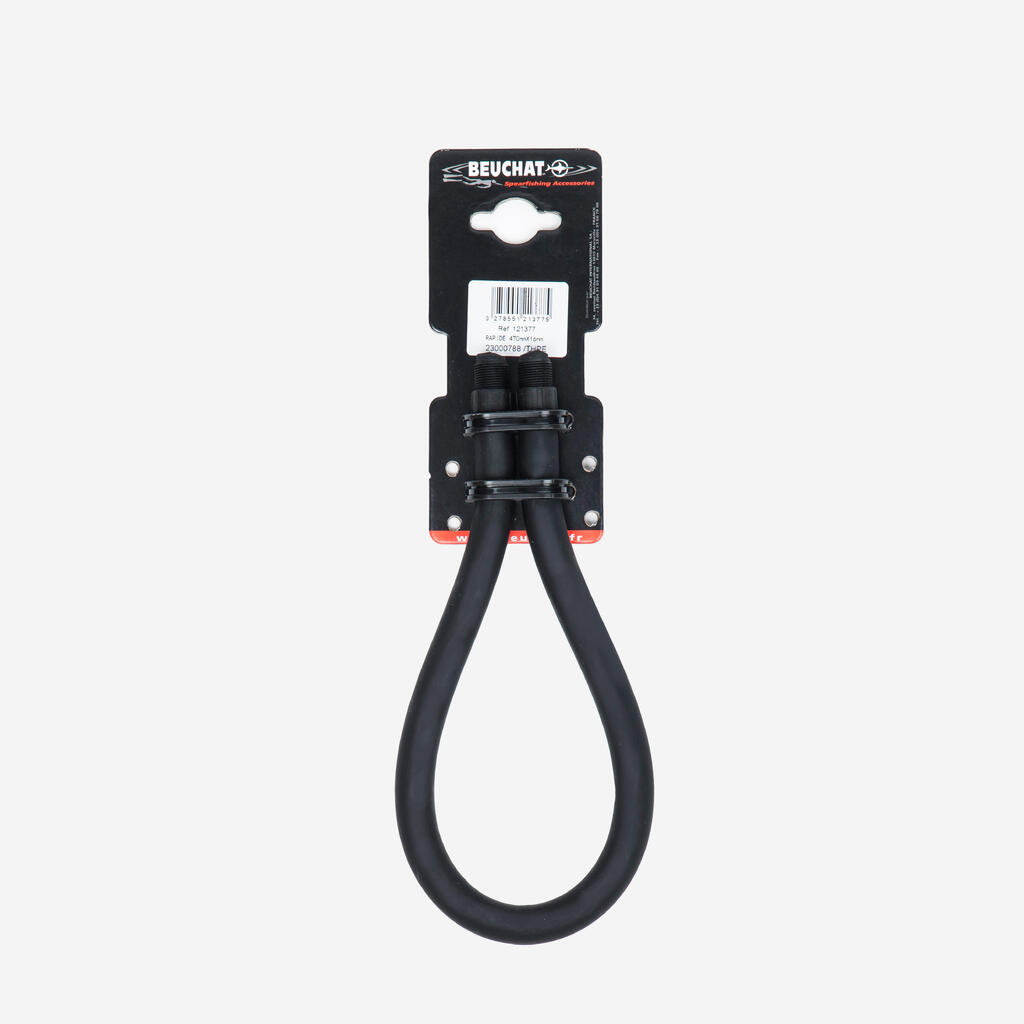 Spearfishing rapid single-strand band for 75 cm speargun - Beuchat Ø16 mm 47 cm