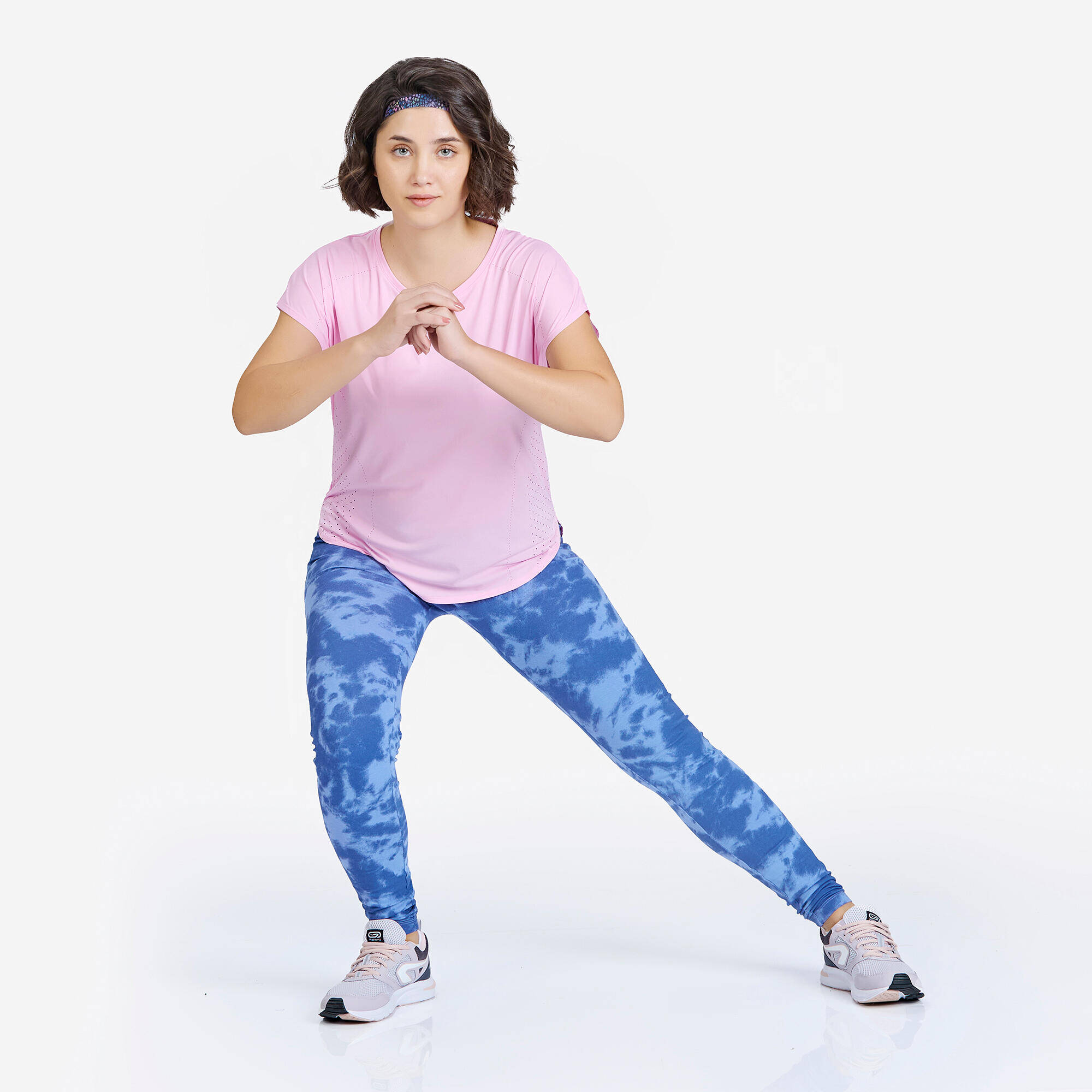 Women's Loose T- ShirtFTS 500 Laser- Candy Pink -  2