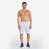 Men's Seamless Cargo Shorts 520 with 4 Pockets - Pearl Grey