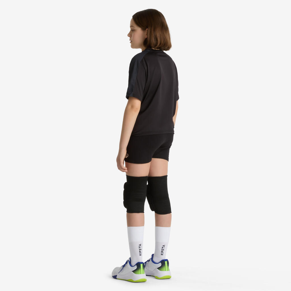 V100 Girls' Volleyball Shorts - Black