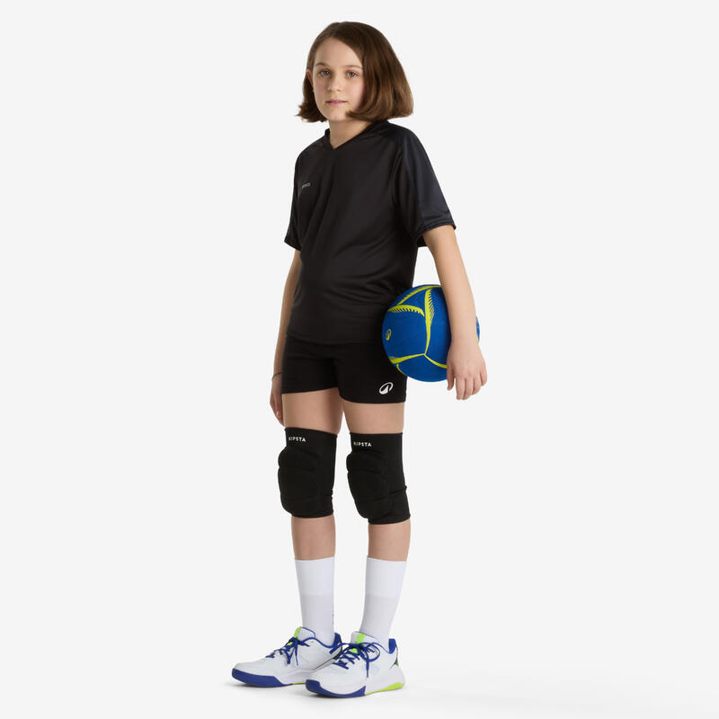 CALÇÕES DE VOLEIBOL V100 MENINA PRETO