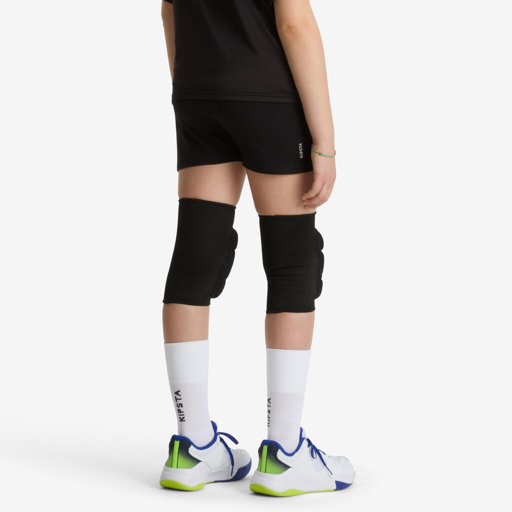 V100 Girls' Volleyball Shorts - Black
