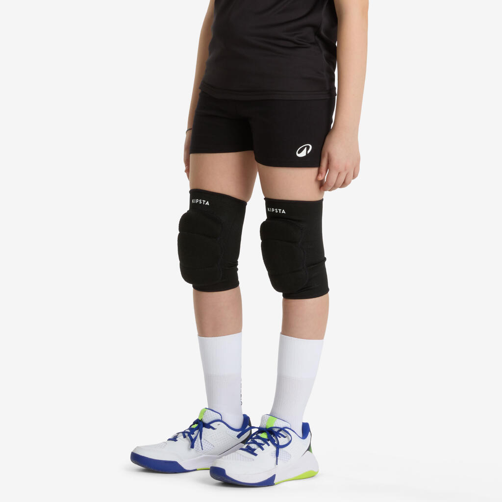 V100 Girls' Volleyball Shorts - Black