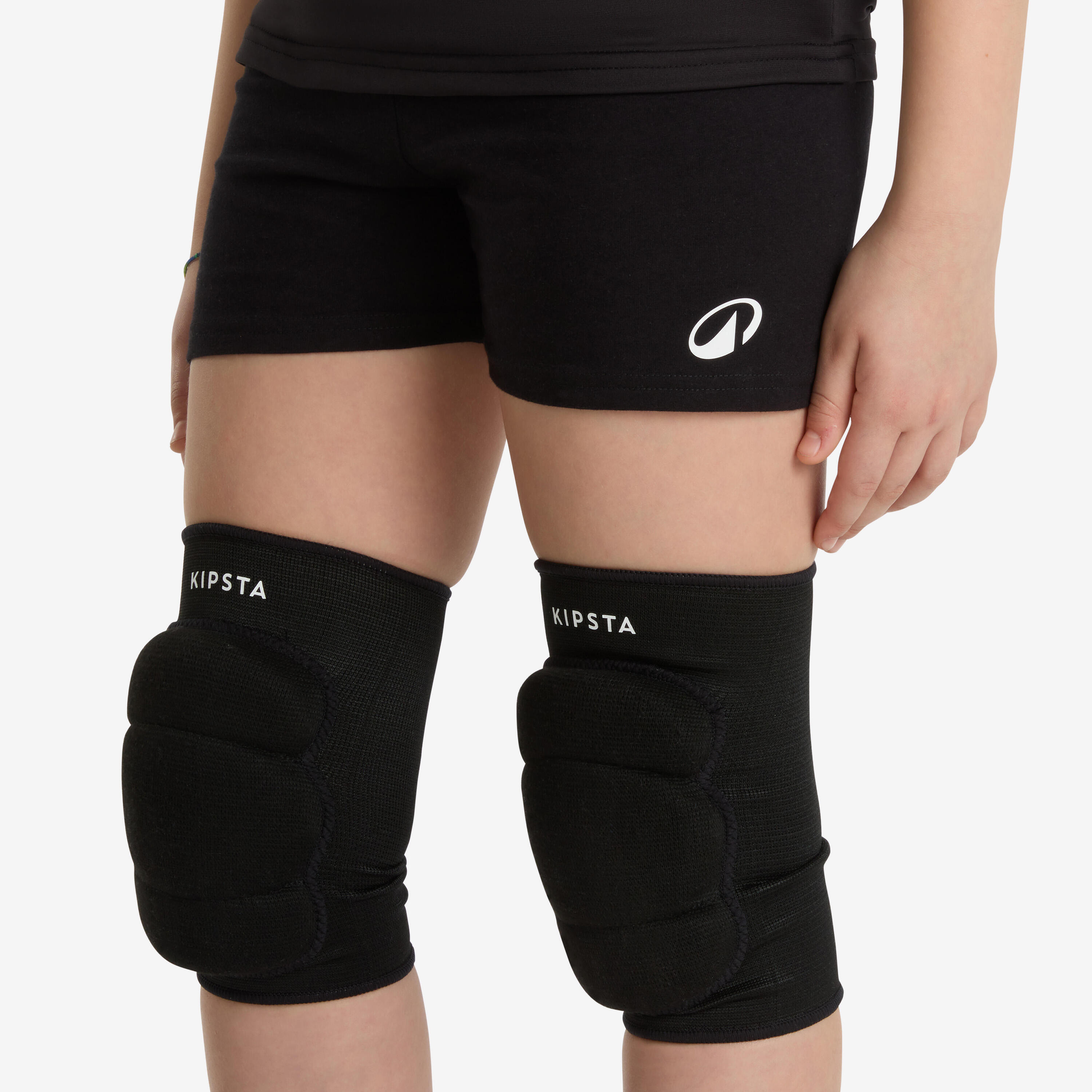 ALLSIX VOLLEYBALSHORT VOOR MEISJES V100 ZWART