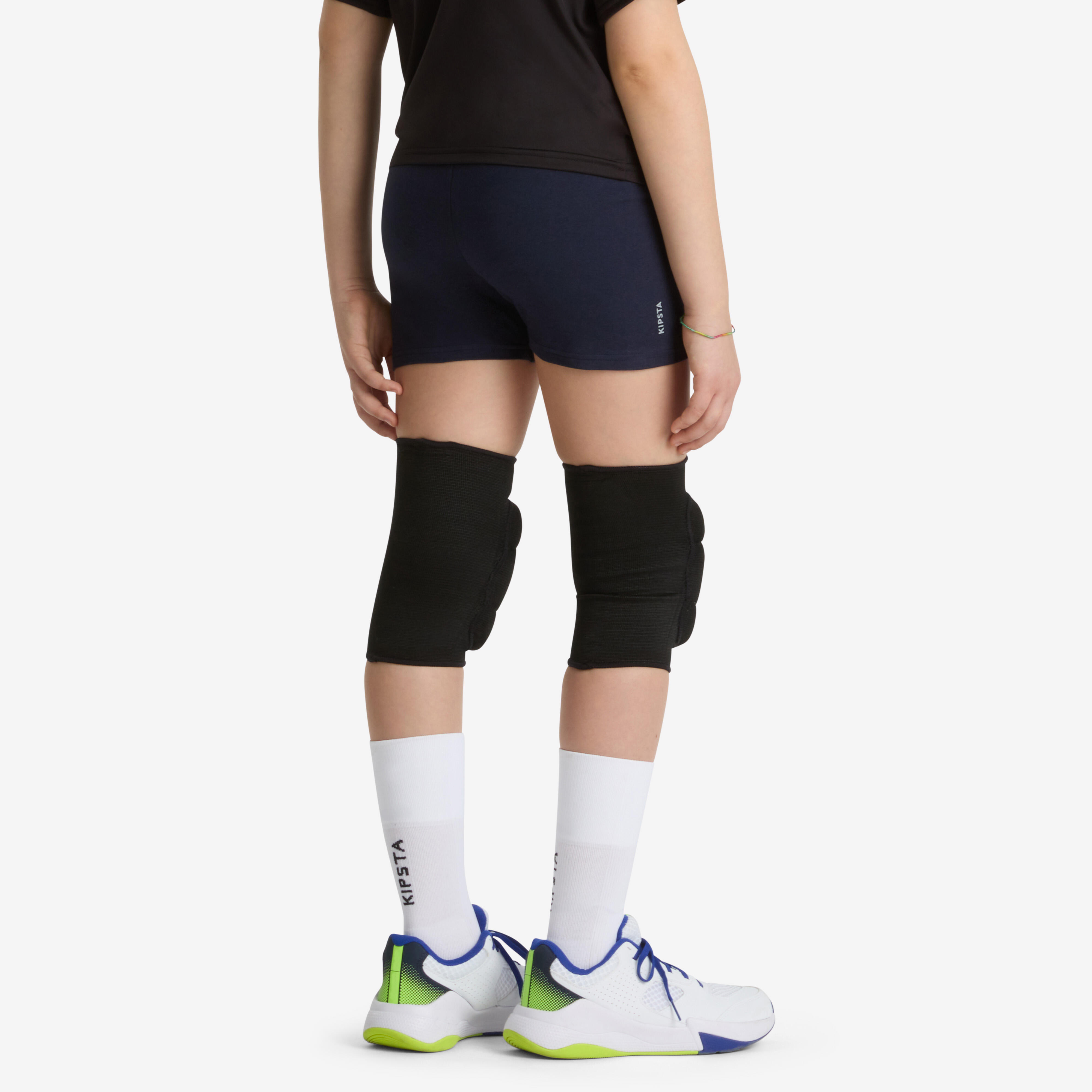 SHORT VOLEIBOL NIÑA V100 AZUL MARINO Decathlon