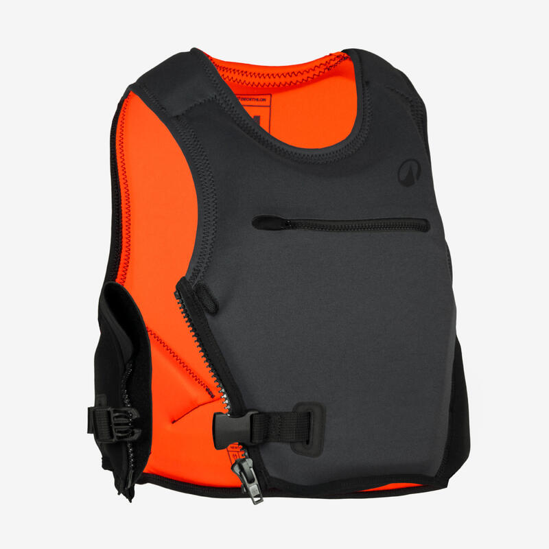Gilet d'impact et d'aide à la flottabilité 50N court - 500 noir