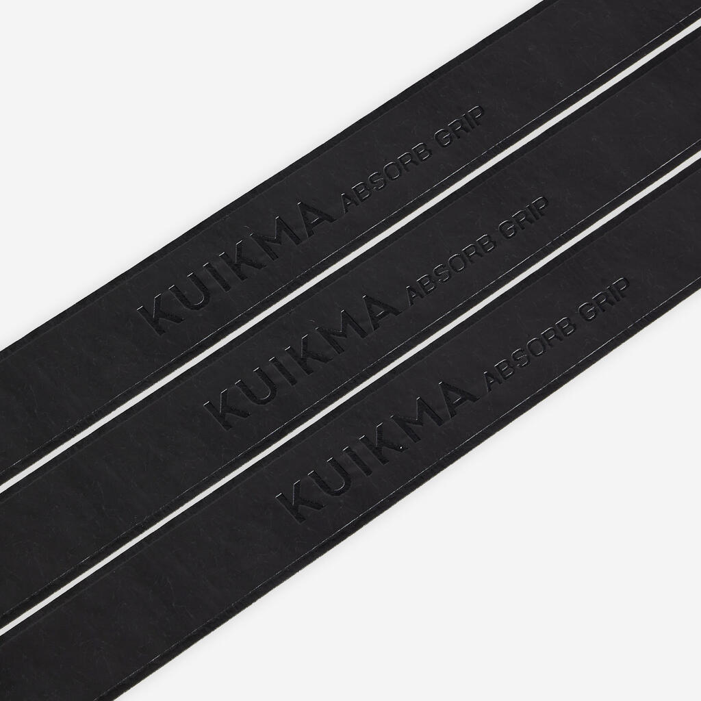 Absorbent Tennis Overgrip Tri-Pack - Black
