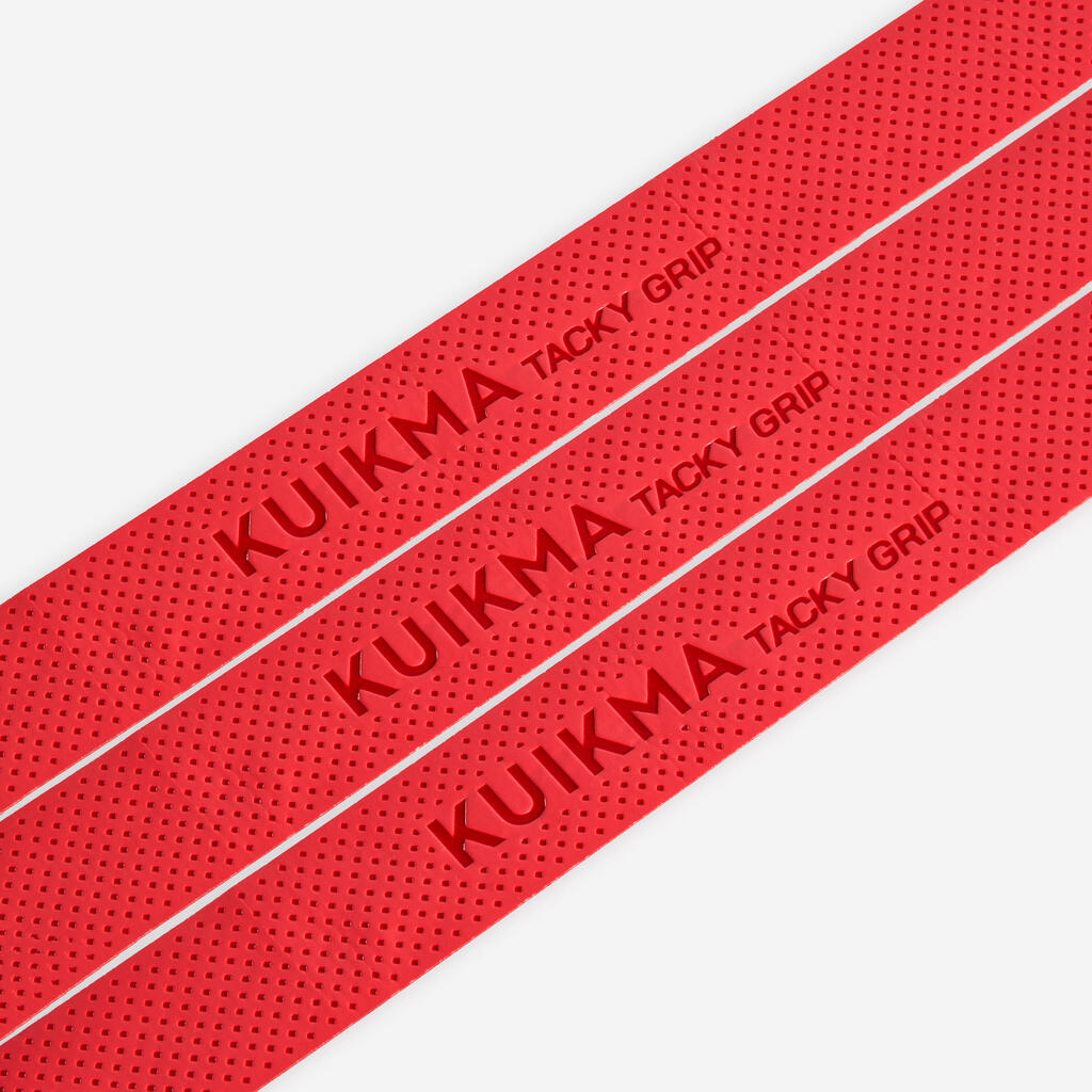 SURGRIP DE TENNIS TACKY  ROUGE LOT DE 3