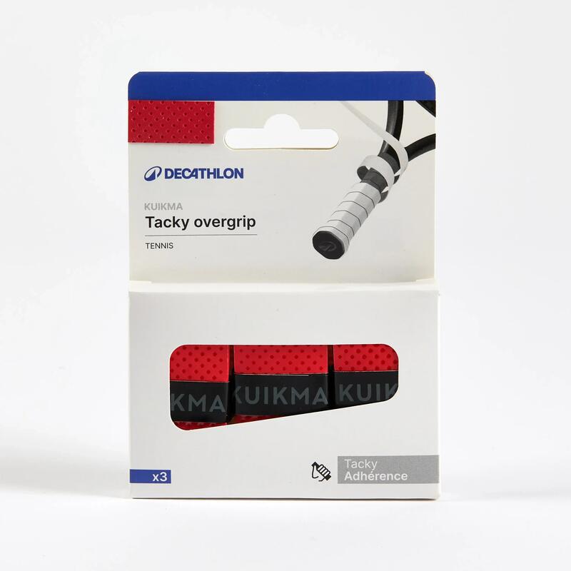 Tenis Overgrip - Siyah - 3 Adet - TACKY