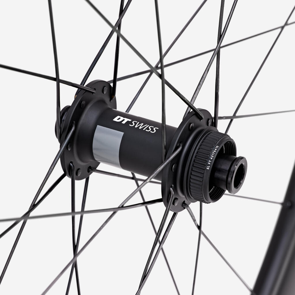 PAIRE DE ROUES ROUTE ET GRAVEL VAN RYSEL VR 50 CARBONE SHIMANO HG
