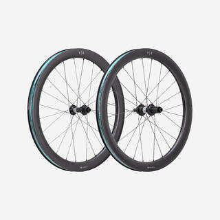 VAN RYSEL Coppia di ruote bici da corsa e gravel Van Rysel VR 50 carbonio Shimano HG