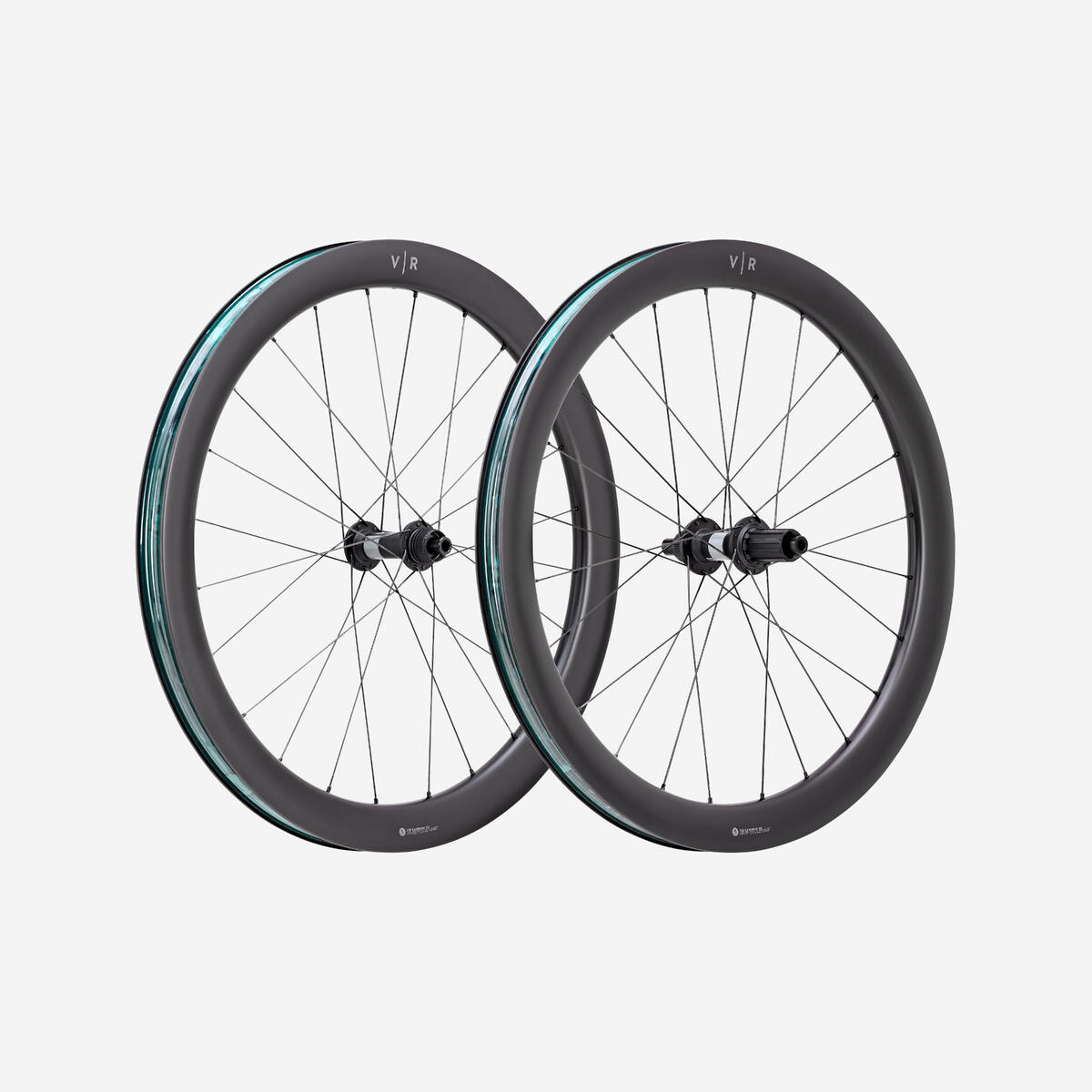 PAIRE DE ROUES ROUTE ET GRAVEL VAN RYSEL VR 50 CARBONE SRAM XDR